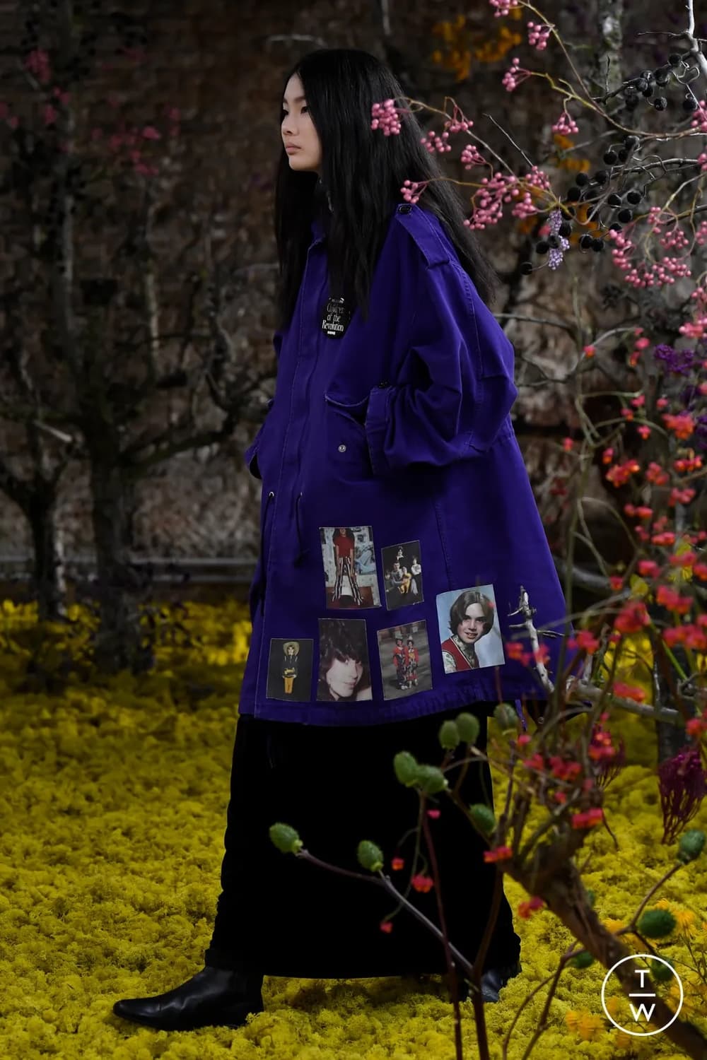 라프시몬스 21ss 데님 파카 퍼플 50 상품이미지1