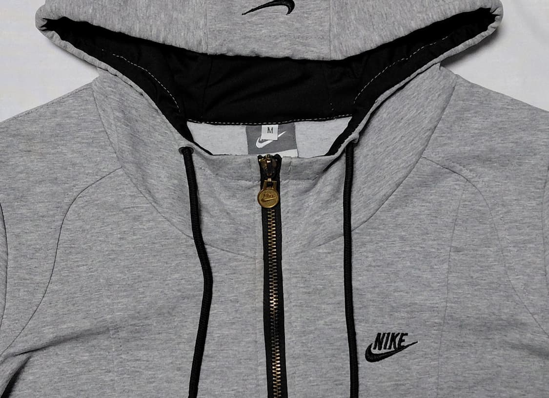 나이키 골드 지퍼 후드 집업 - 그레이 (M) 상품이미지2