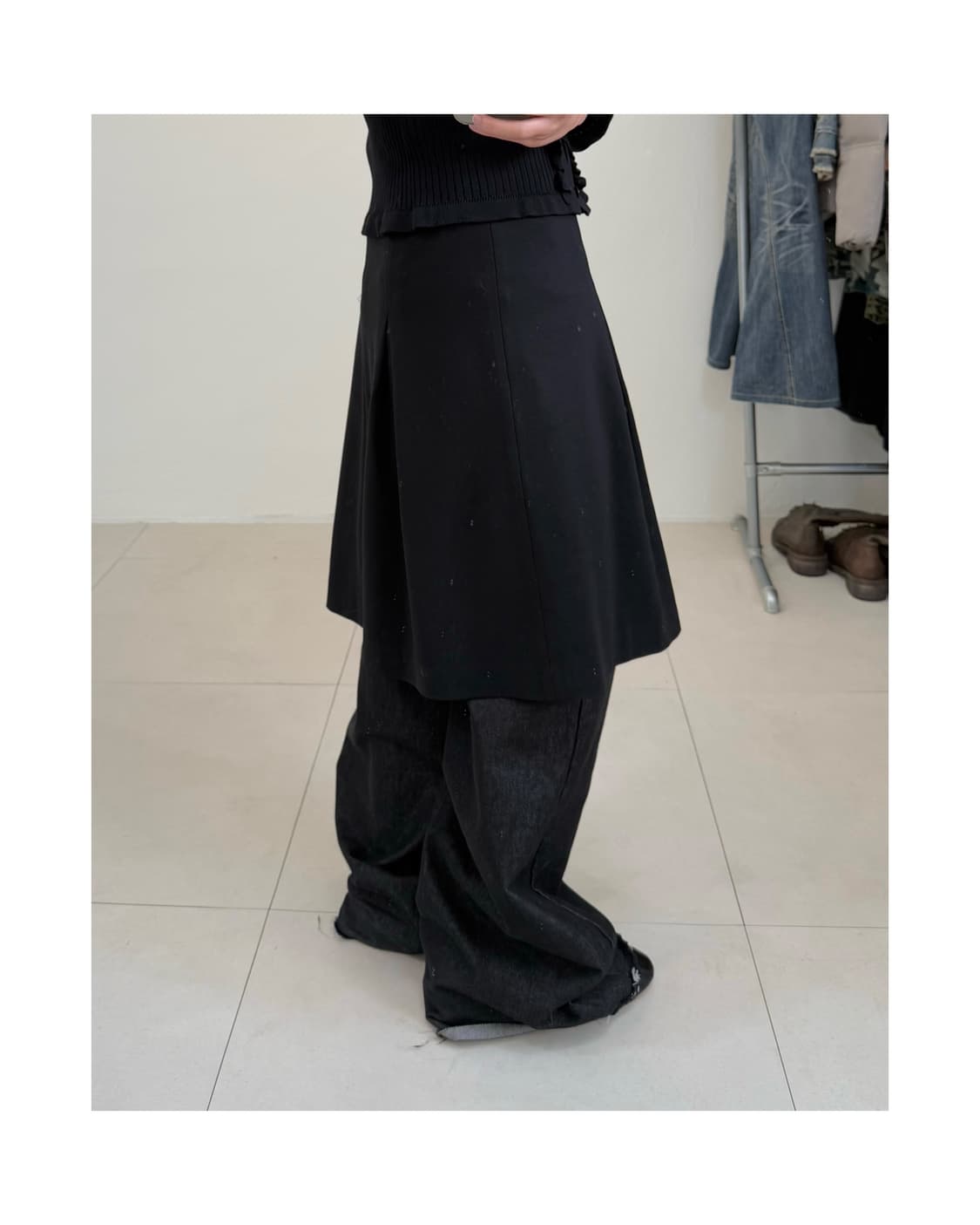 빈티지 미디 스커트 상품이미지2