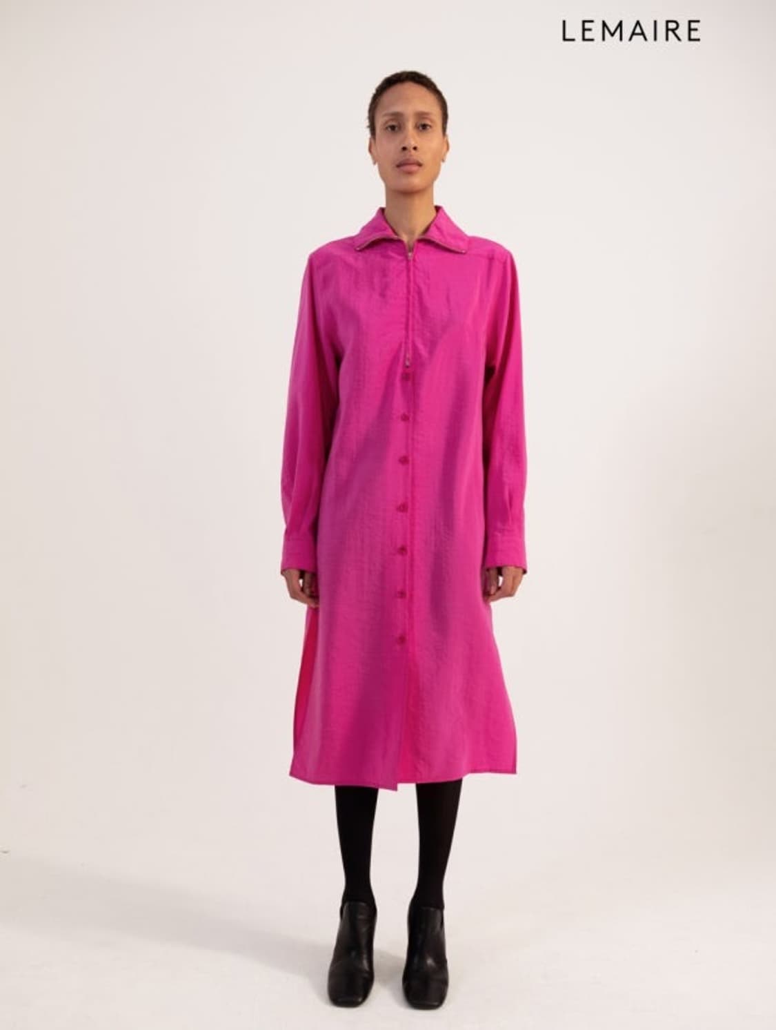 르메르 드라이실크 하이넥 원피스 상품이미지1