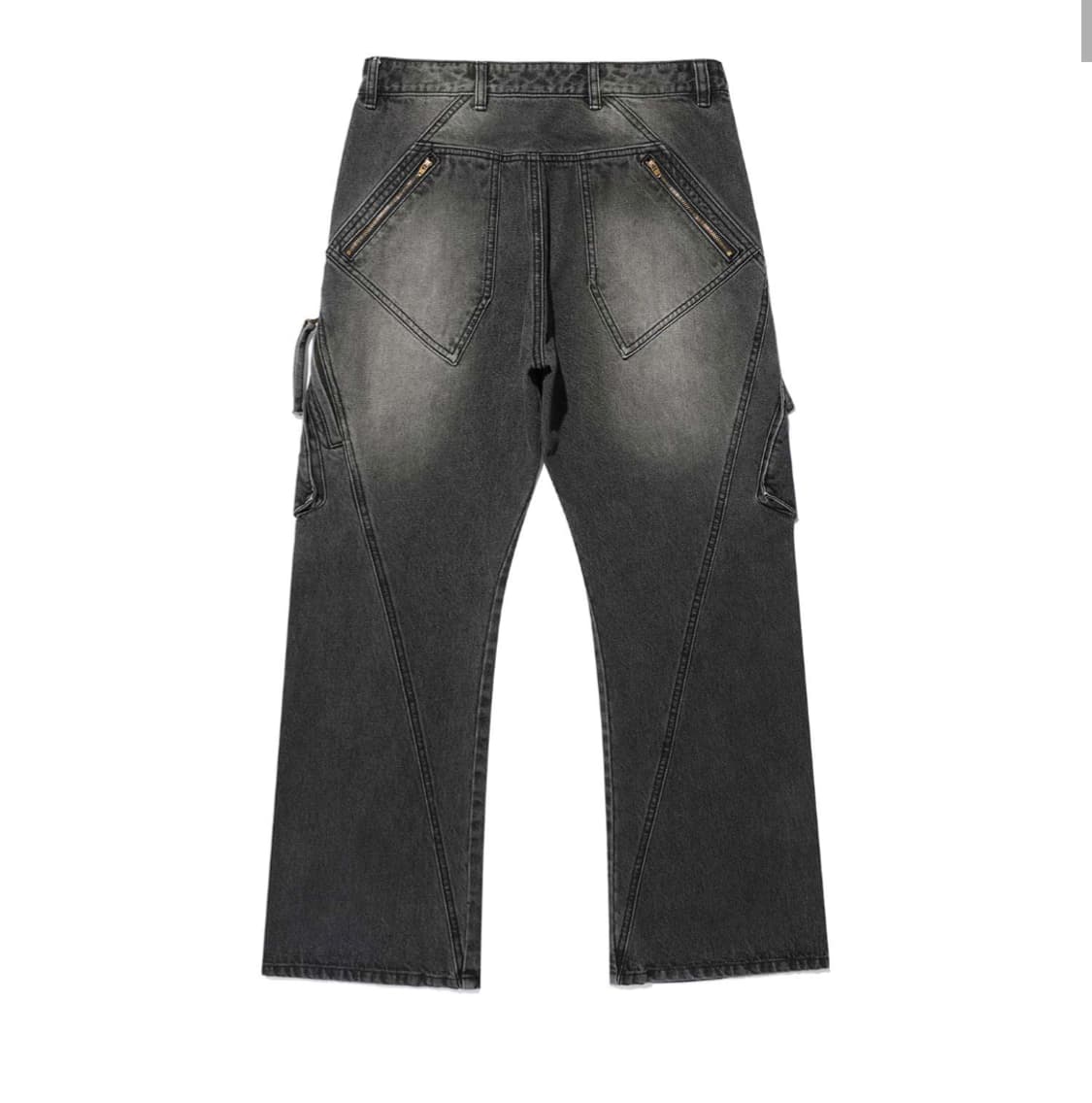 이스트쿤스트 부츠컷 카고진 블랙 S사이즈 상품이미지3