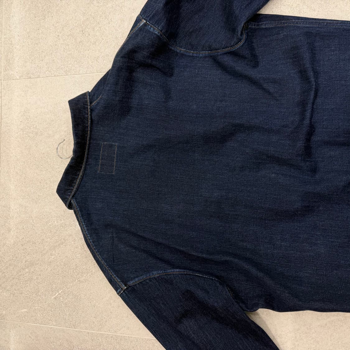 프라다 로고 데님자켓 상품이미지3