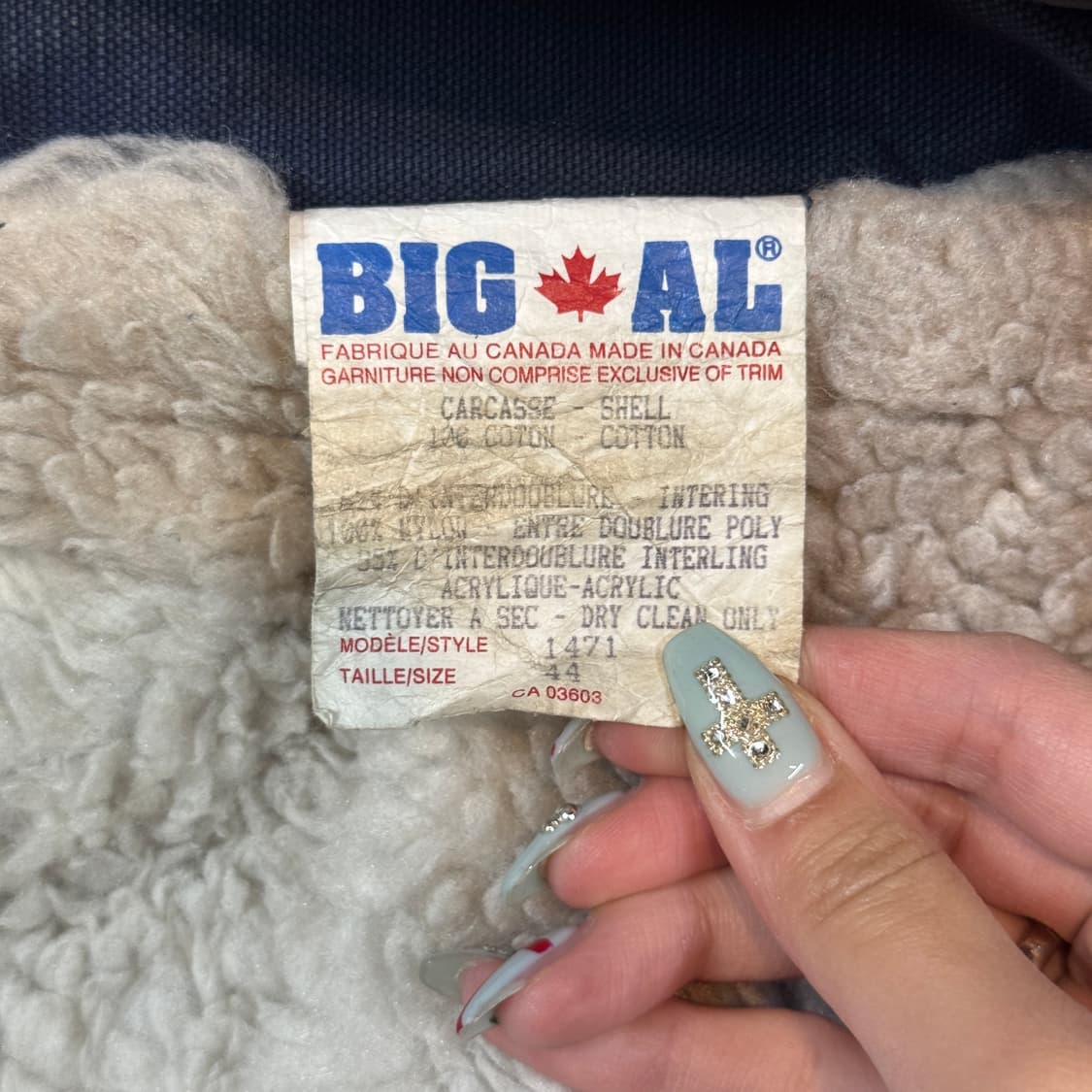 XL) USA 워크웨어 BIG AL 덕 캔버스 워크 자켓 상품이미지8