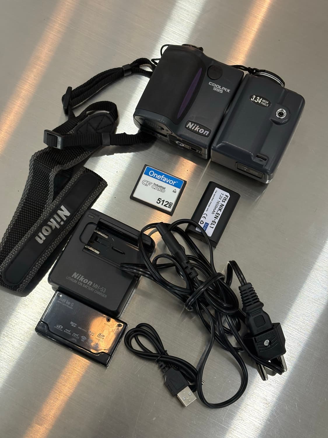 New배터리/셀카가능)니콘 쿨픽스 995 빈티지디카 상품이미지2