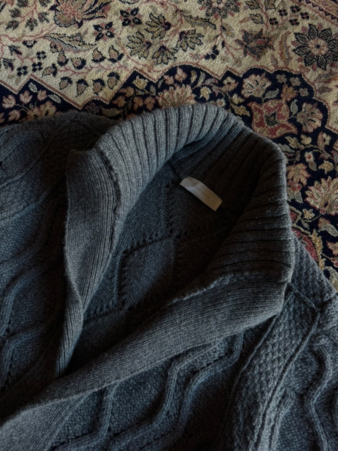 마리오 그리포니 노르딕 숄칼라 가디건 100 상품이미지3