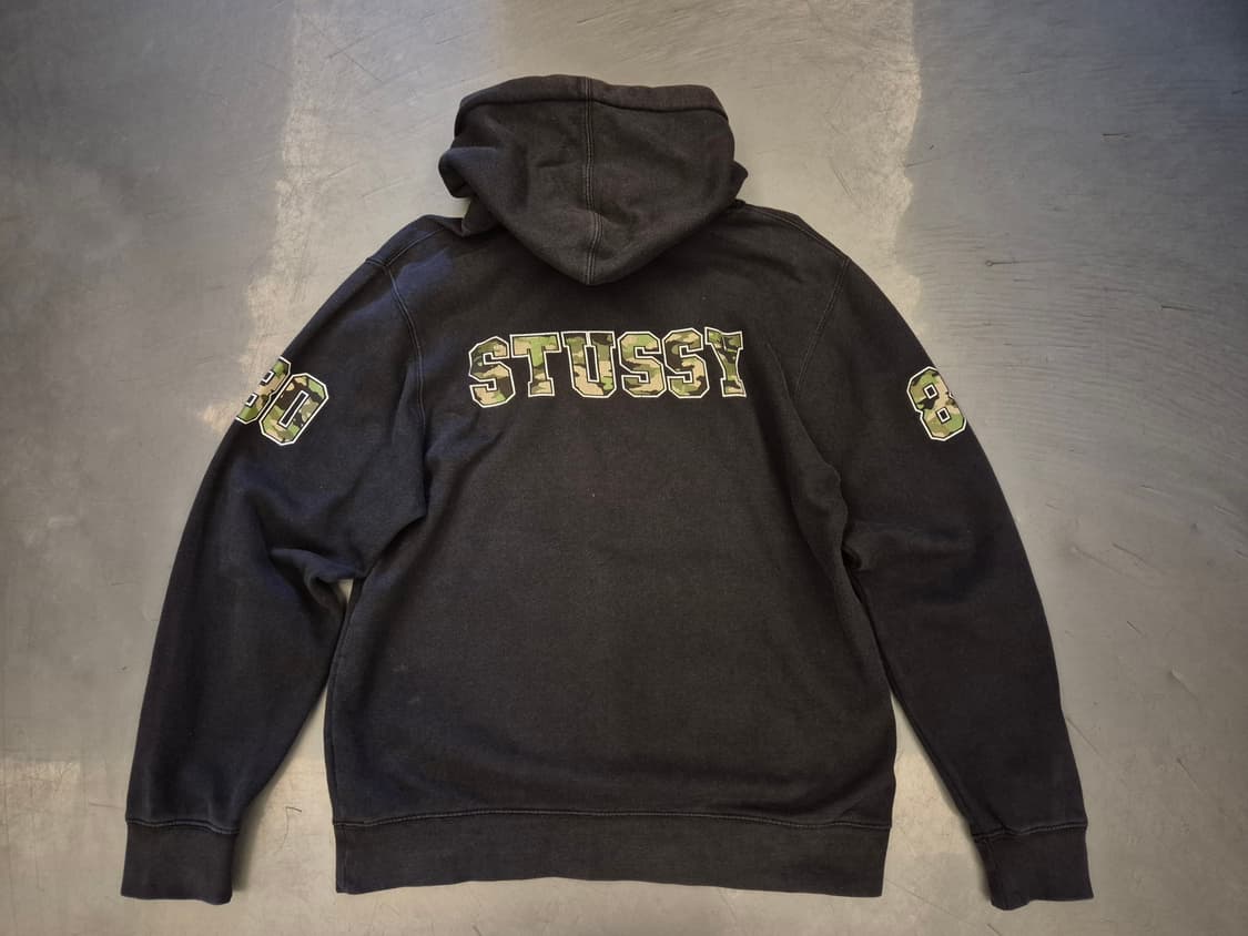 00s 스투시 카모 후드 스웻 상품이미지2