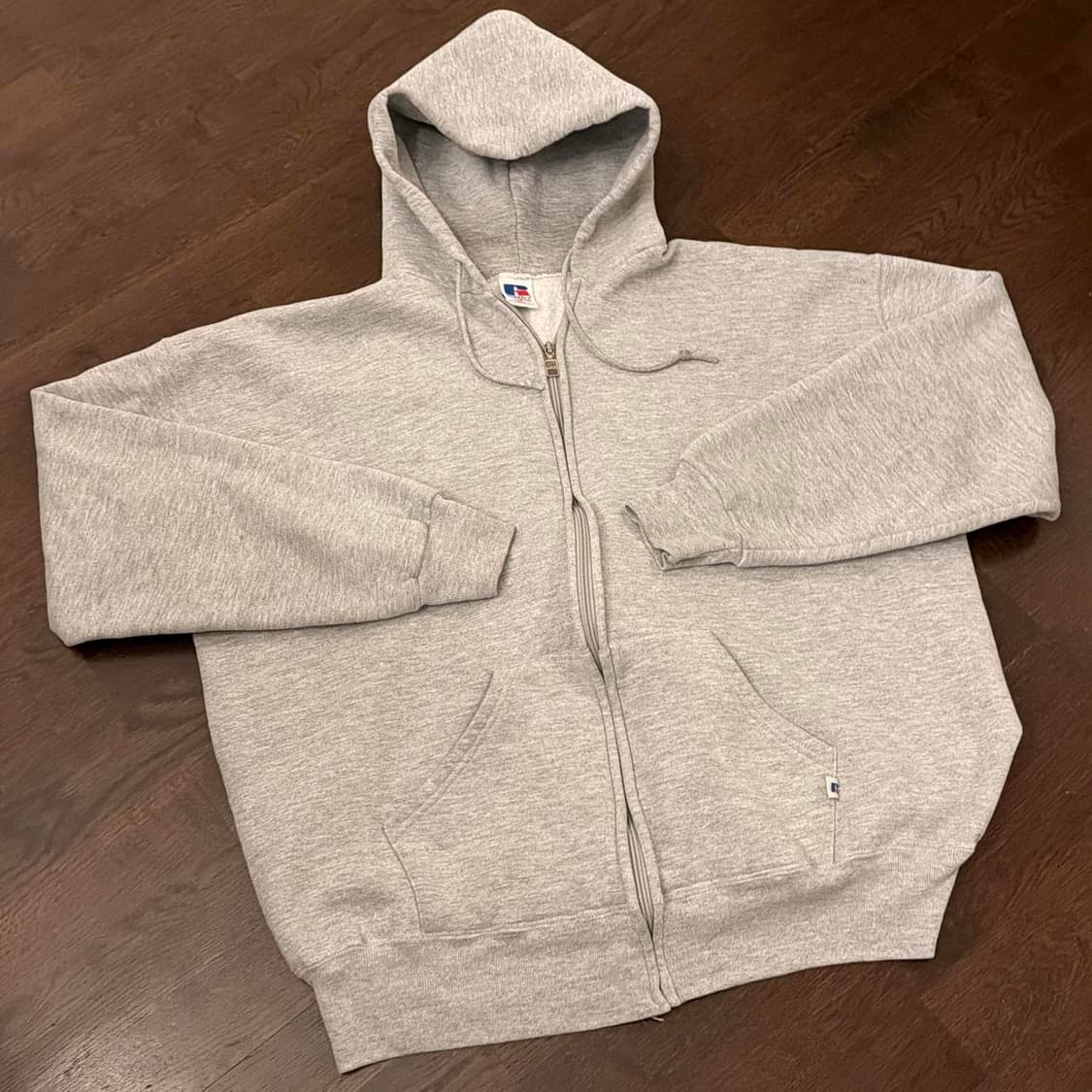 러셀 애슬레틱 스웻 후드집업 그레이 상품이미지1