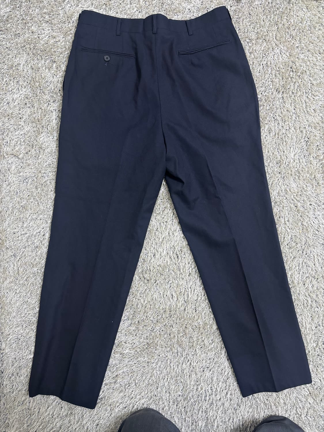 일제 AQUASCUTUM 네이비 슬랙스 사이즈 32 상품이미지6