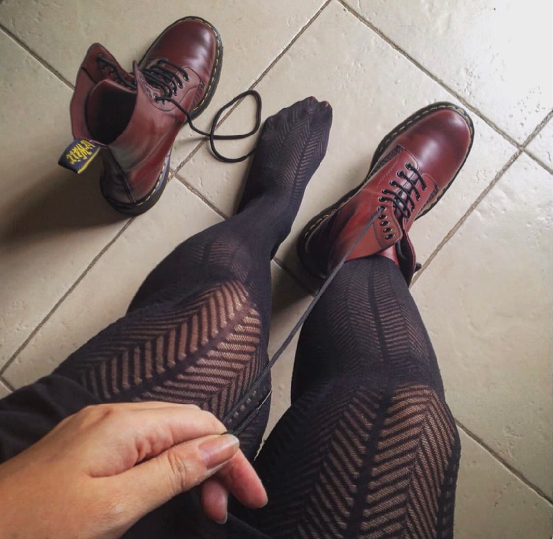 닥터마틴 체리레드 8홀 부츠 37사이즈 상품이미지7