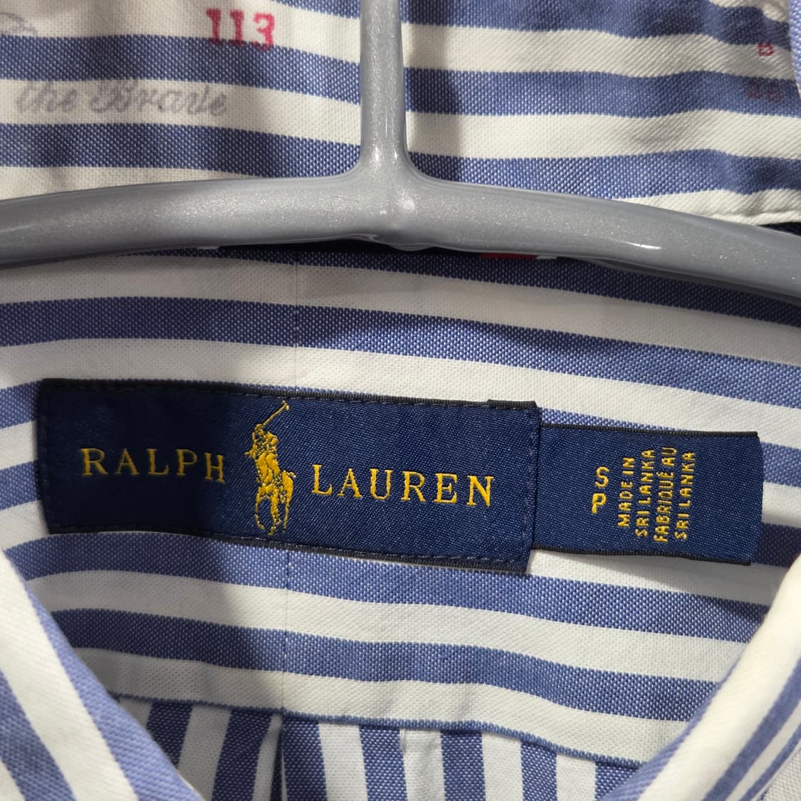 폴로랄프로렌 버튼다운 스트라이프 셔츠 S 상품이미지3