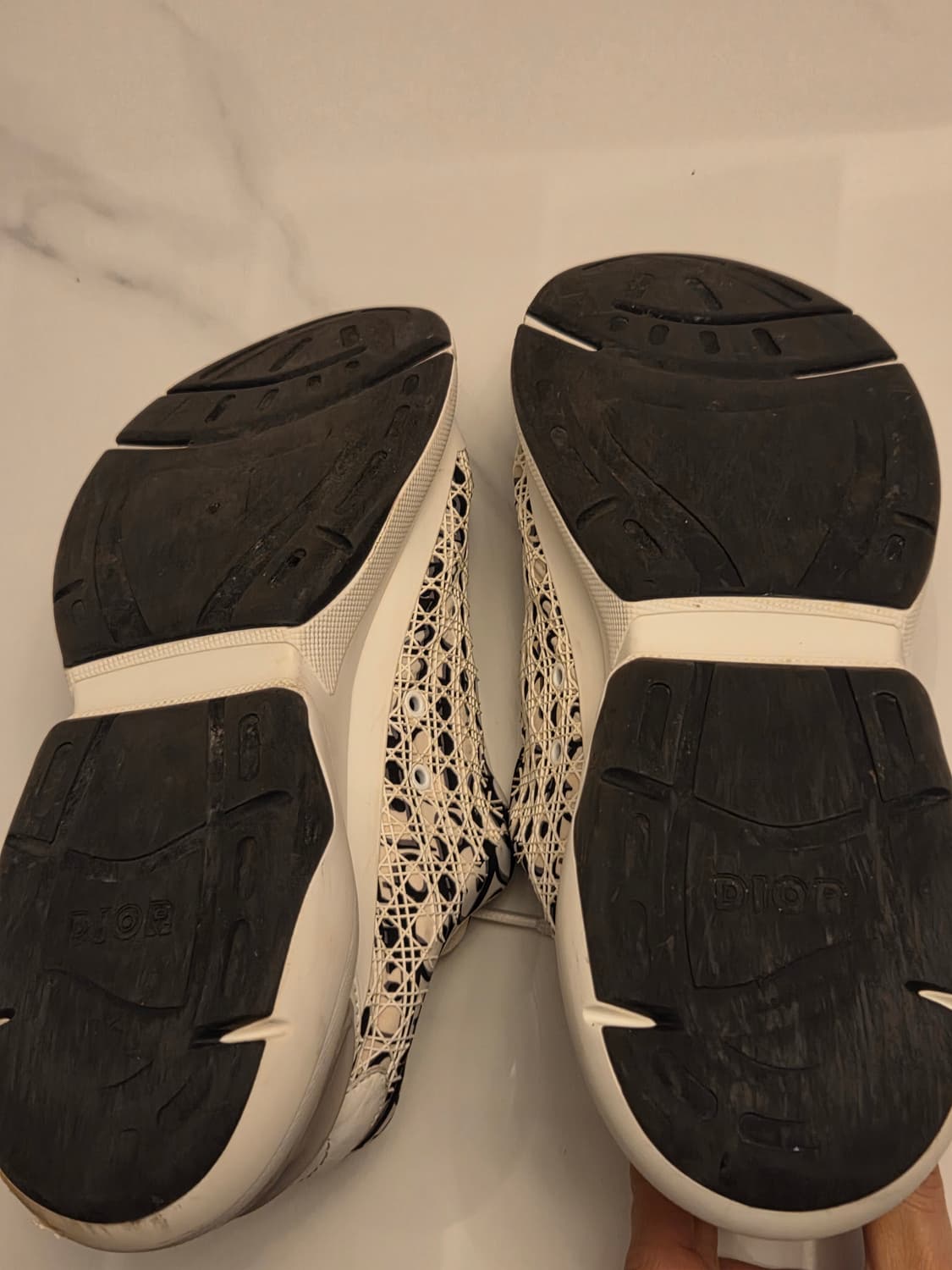 [정품] 디올 오블리크 B27 화이트 스니커즈 260 상품이미지4