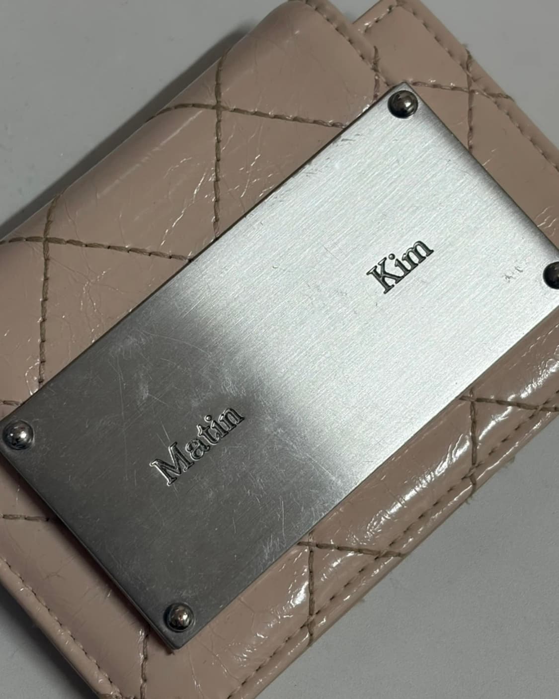 마뗑킴 카드 지갑 - PINK 상품이미지1