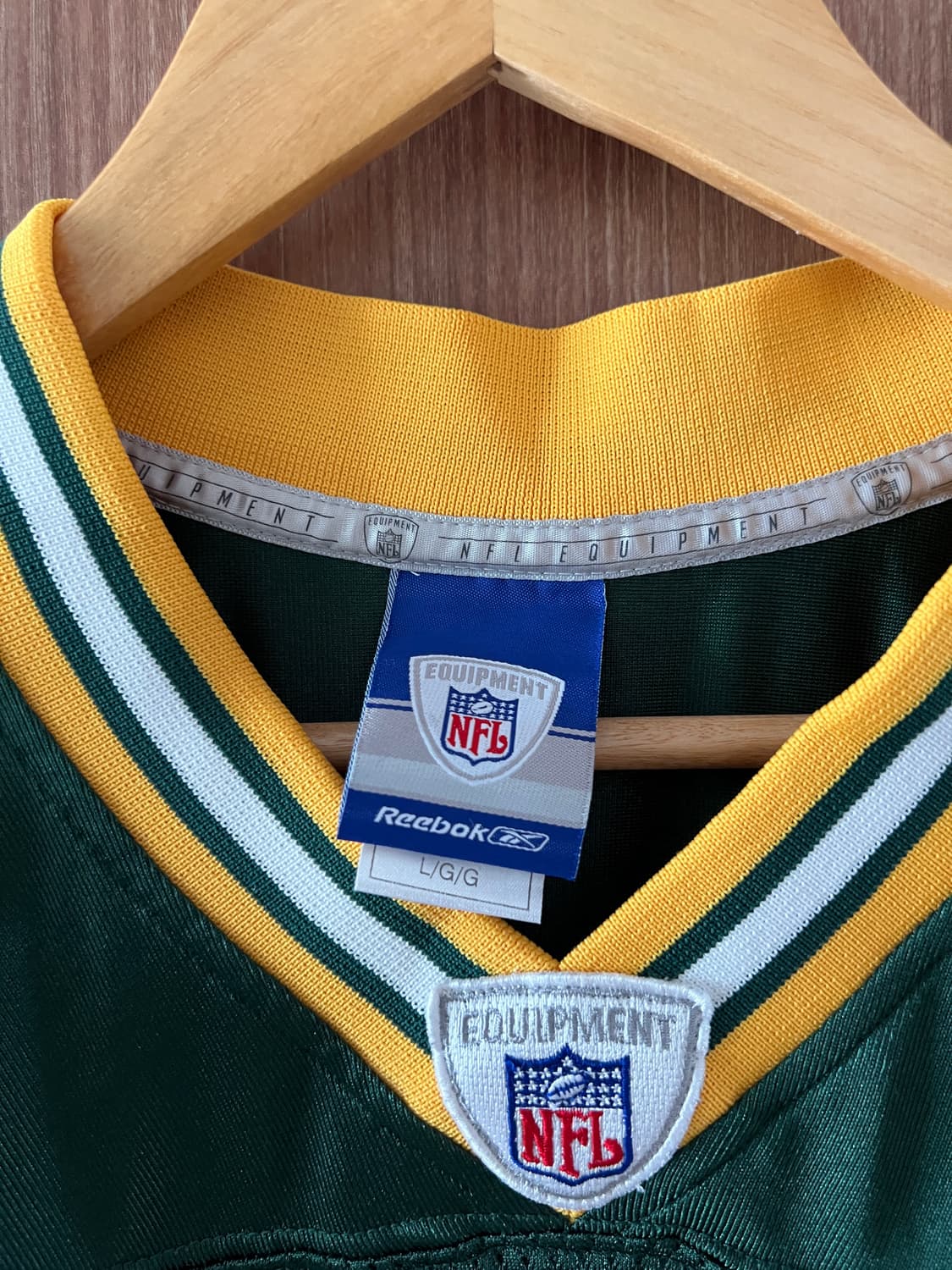 NFL X Reebok Green Bay Packers Driver 져지 상품이미지3