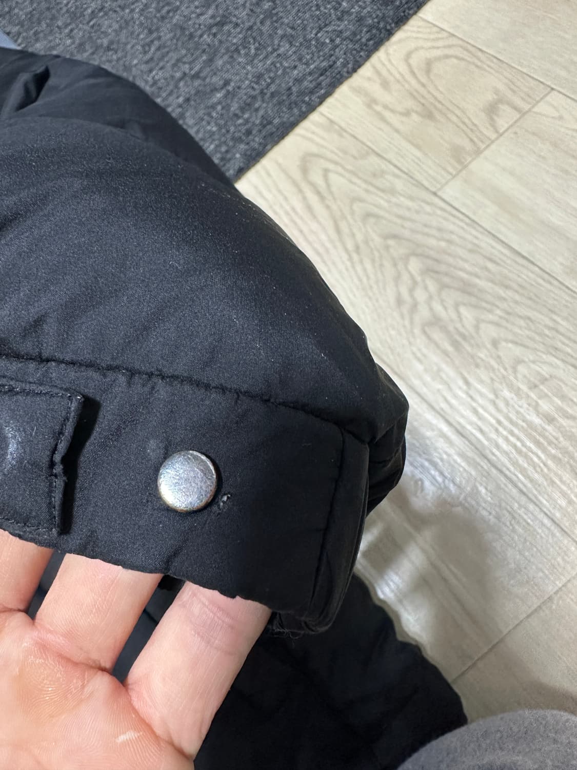 뉴발란스 구스다운 블랙 숏패딩  상품이미지4