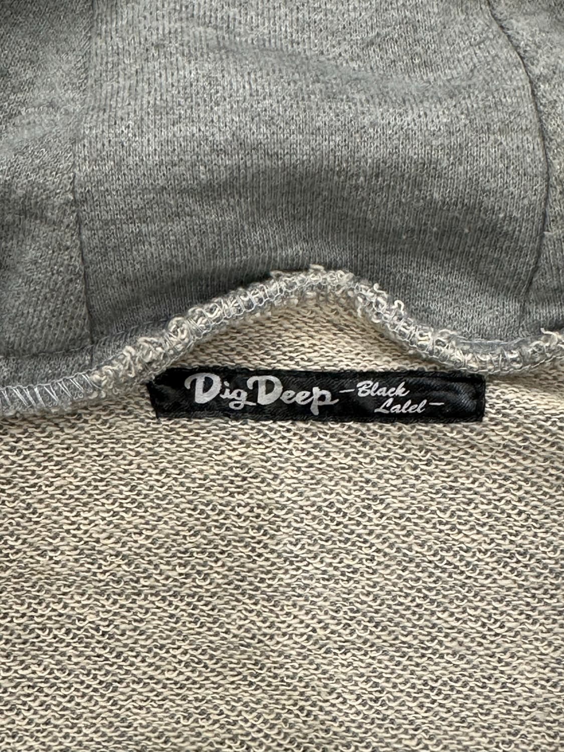 4L)Dig Deep 빈티지 여성 셔링&금장버튼&포켓 디테일 후드집업 상품이미지5