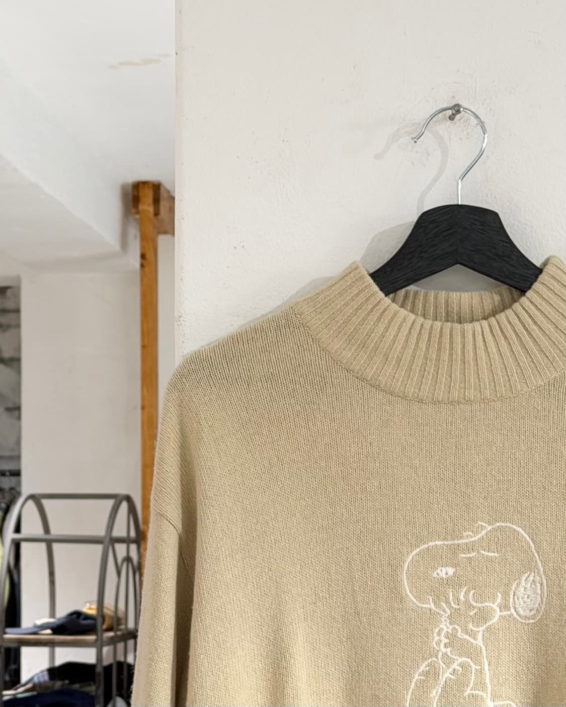 카스텔바작 베이지 스누피 우드스탁 니트 상품이미지2