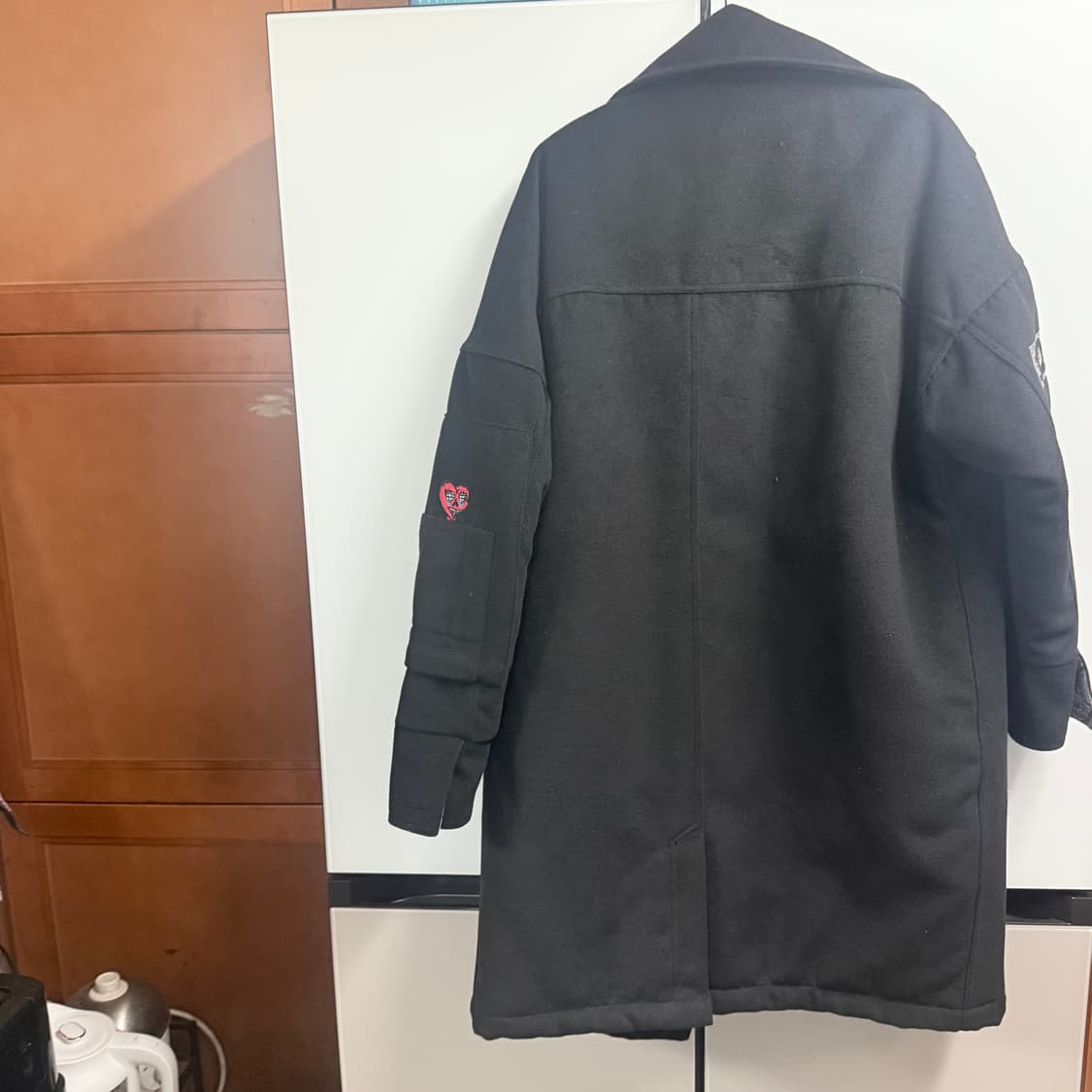 그라피스트 만지 자수 헤비 코트 os 상품이미지4