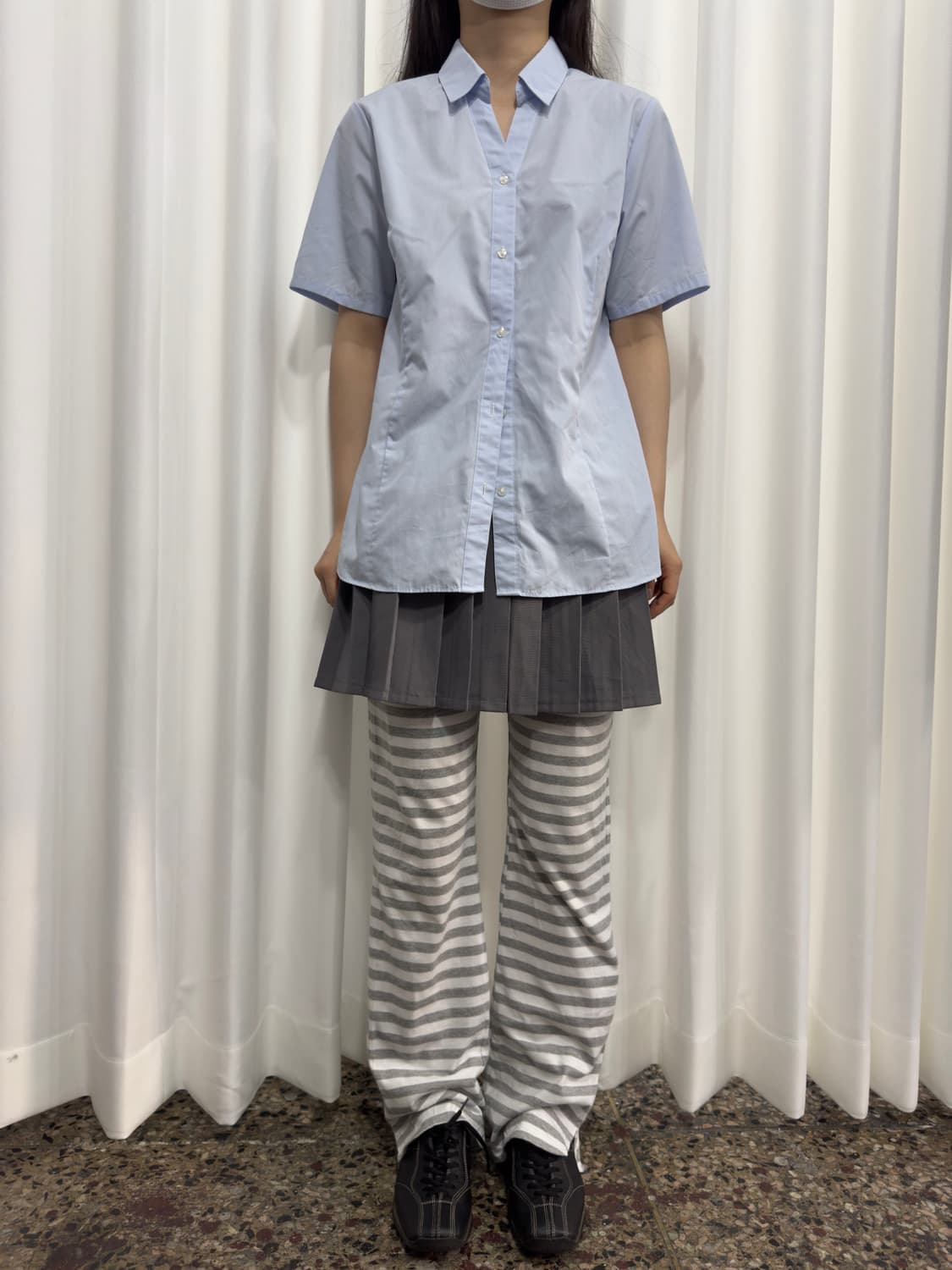 blue shirt 상품이미지2