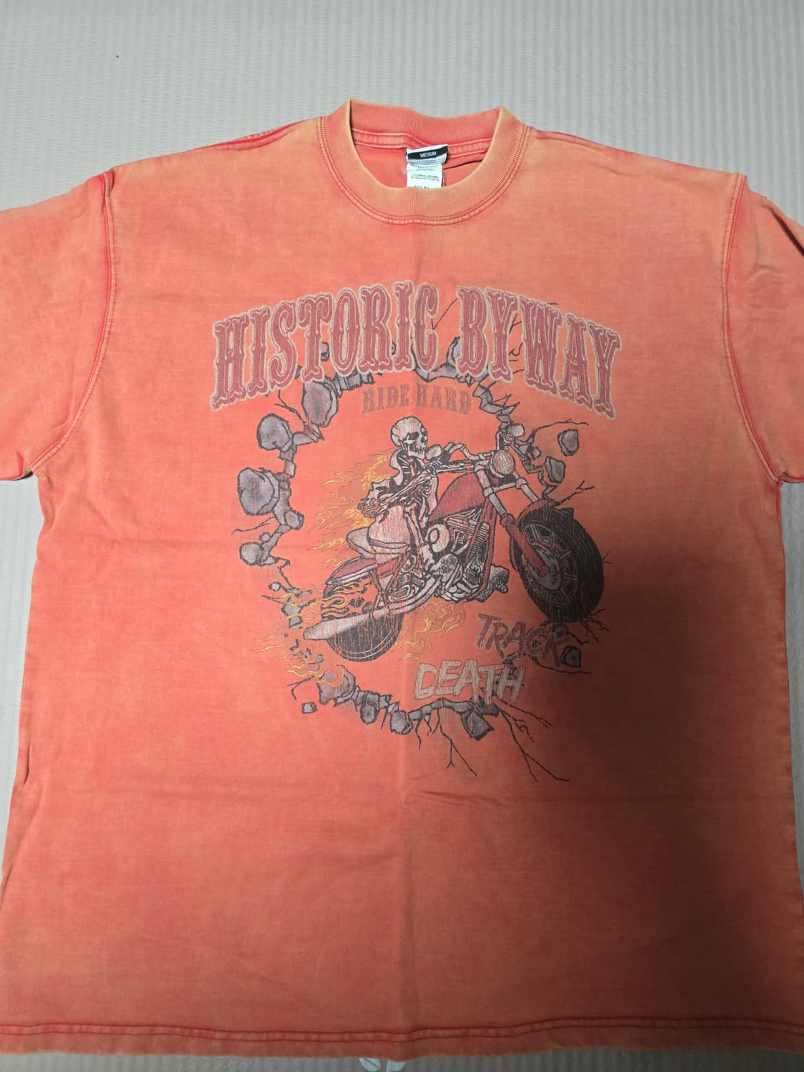 아웃스탠딩 빈티지 프린팅 티셔츠 상품이미지2