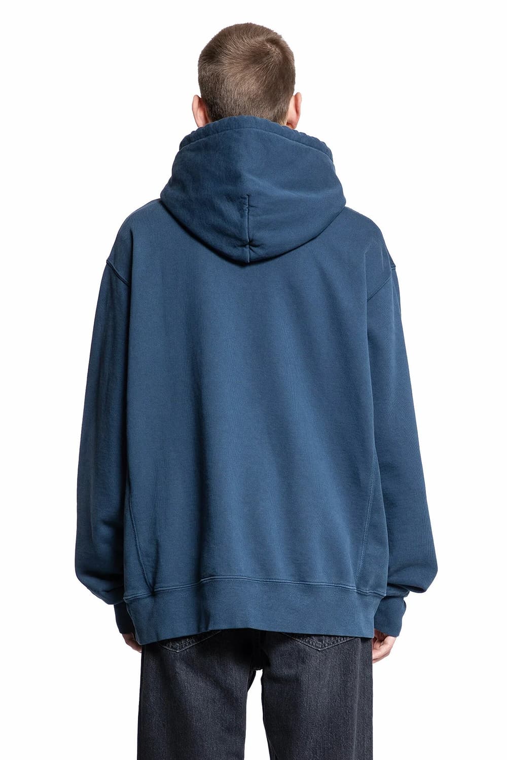 갤러리 디파트먼트 ATK 스택드 로고 후드 티셔츠 네이비 상품이미지5