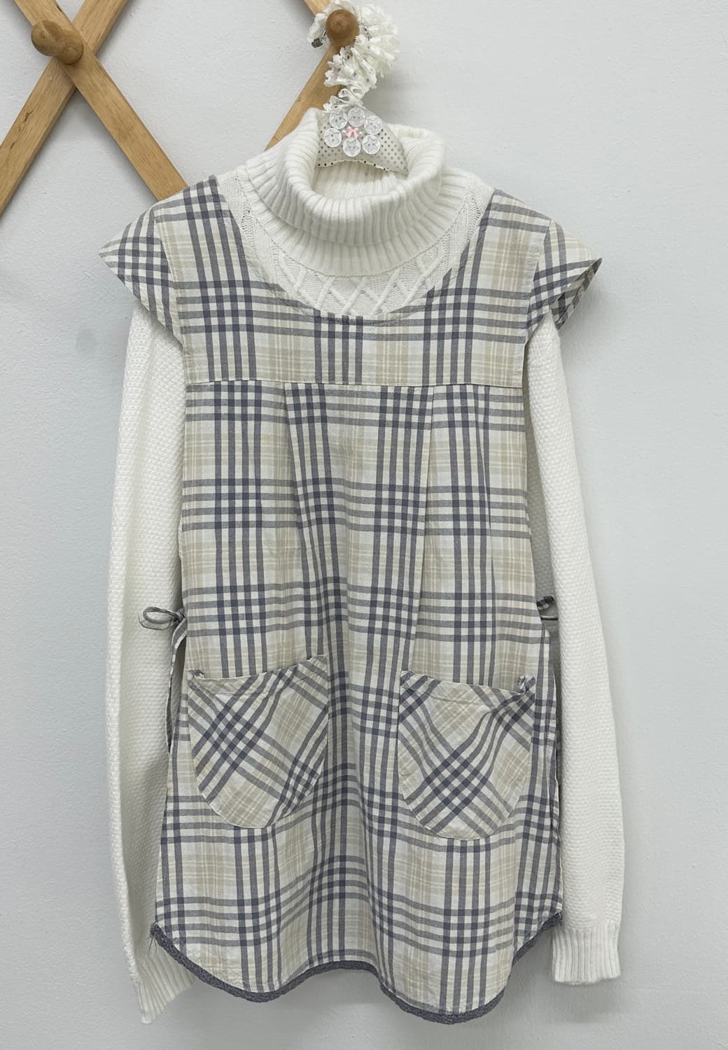 ❄️사와코의 니트 코디세트❄️ 모리걸 러블리 너닿 하구미 겨울 레이어드 상품이미지3