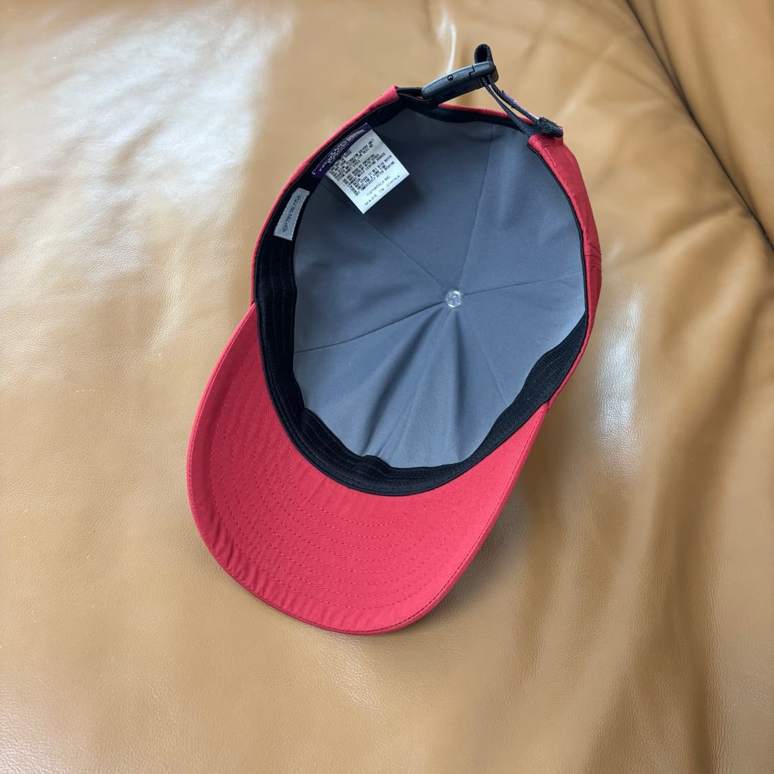 나나미카 노스페이스 퍼플라벨 6패널 볼캡 모자 고어텍스 인피니움 레드 상품이미지6