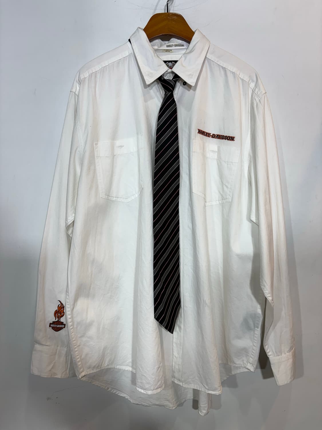 할리 데이비슨 화이트 셔츠 상품이미지5