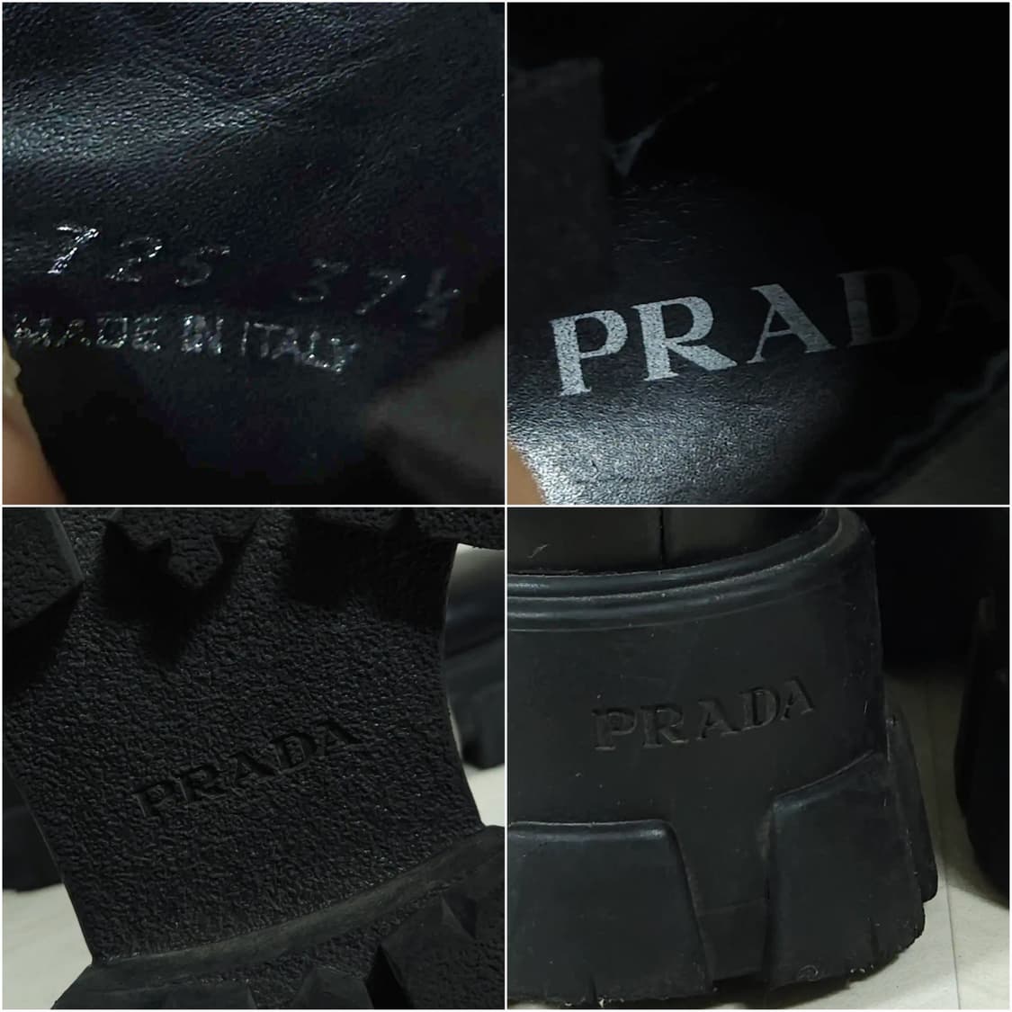 PRADA 프라다 모노리스 첼시 부츠 37 1/2 상품이미지9