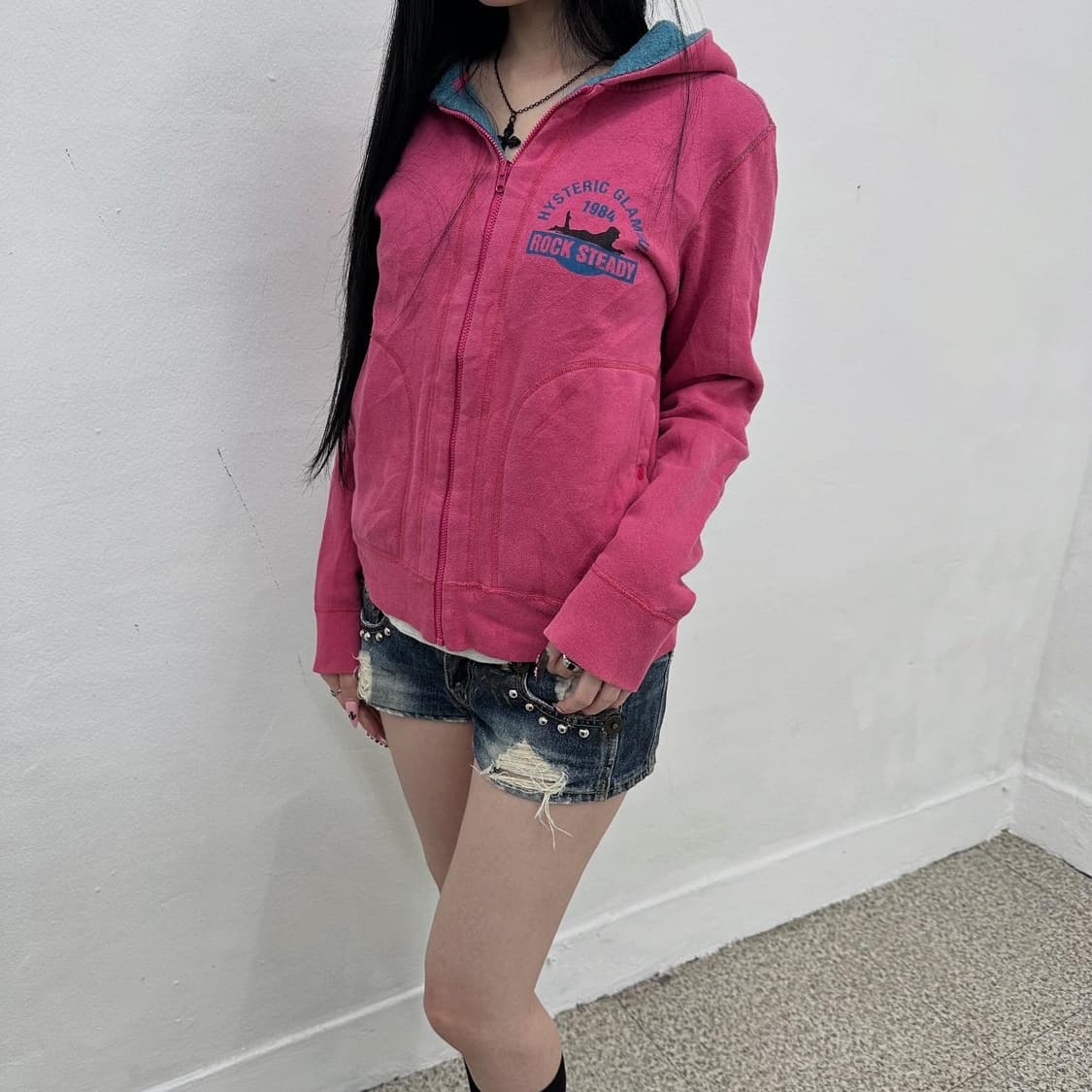 Hystetic glamour Rock steady hoodie 상품이미지2