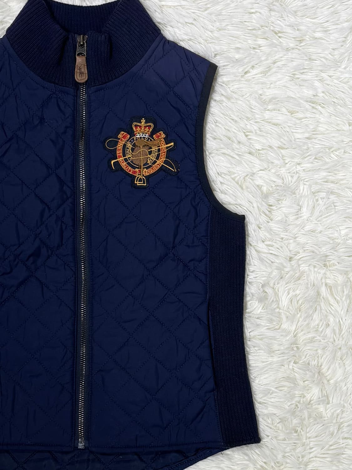 폴로랄프로렌 네이비 퀄팅 베스트 상품이미지5