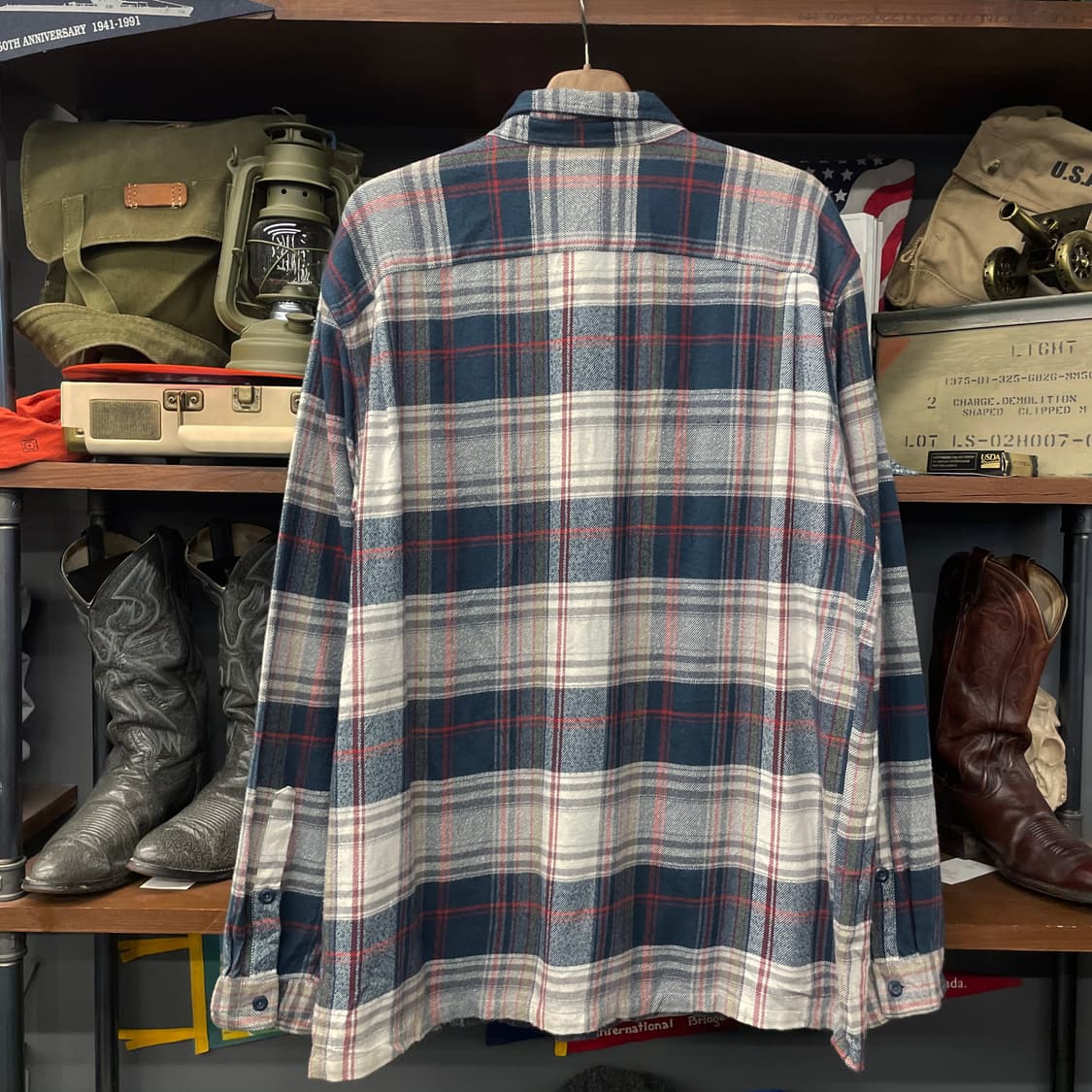 FA12 파타고니아 오가닉 코튼 포켓 플란넬 셔츠 상품이미지2