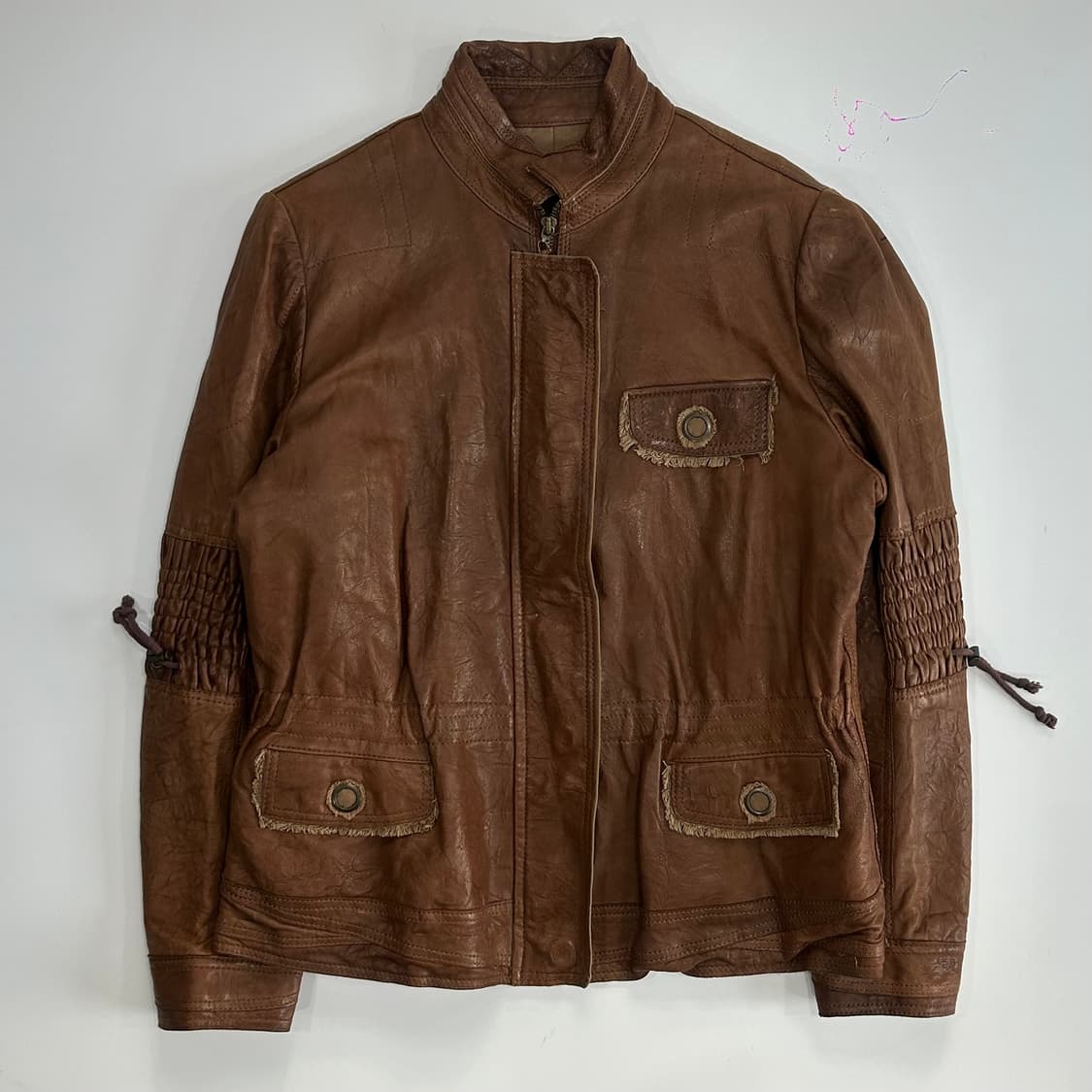 SV 브라운 웨스턴 가죽 자켓 상품이미지3