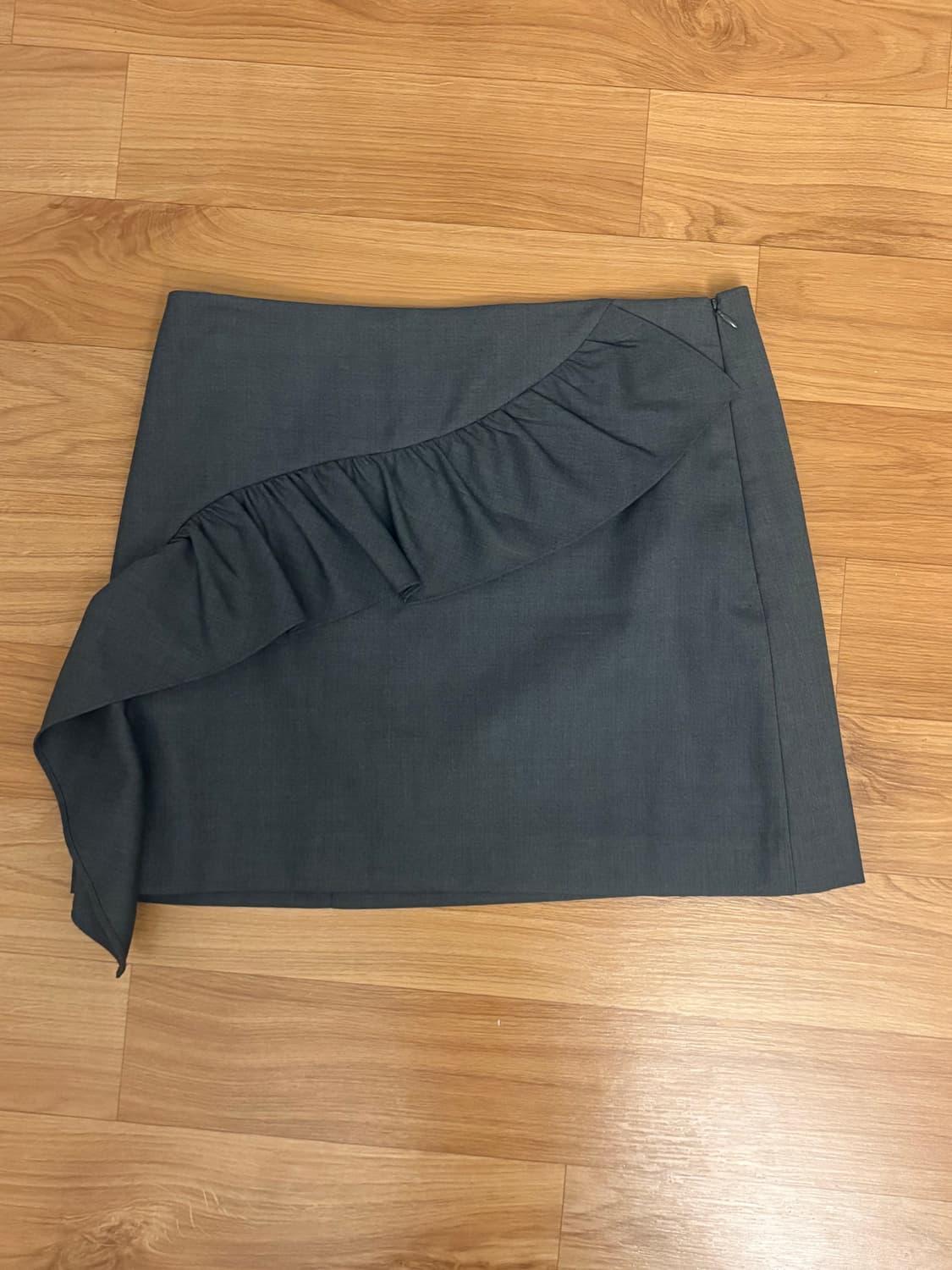 로우클래식 회색 치마 상품이미지2