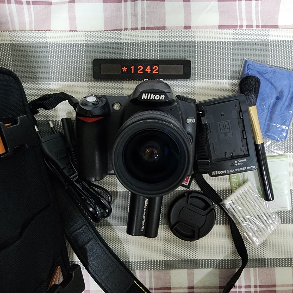 니콘 D50 디지털카메라 28-80 줌렌즈 가방 세트 상품이미지1