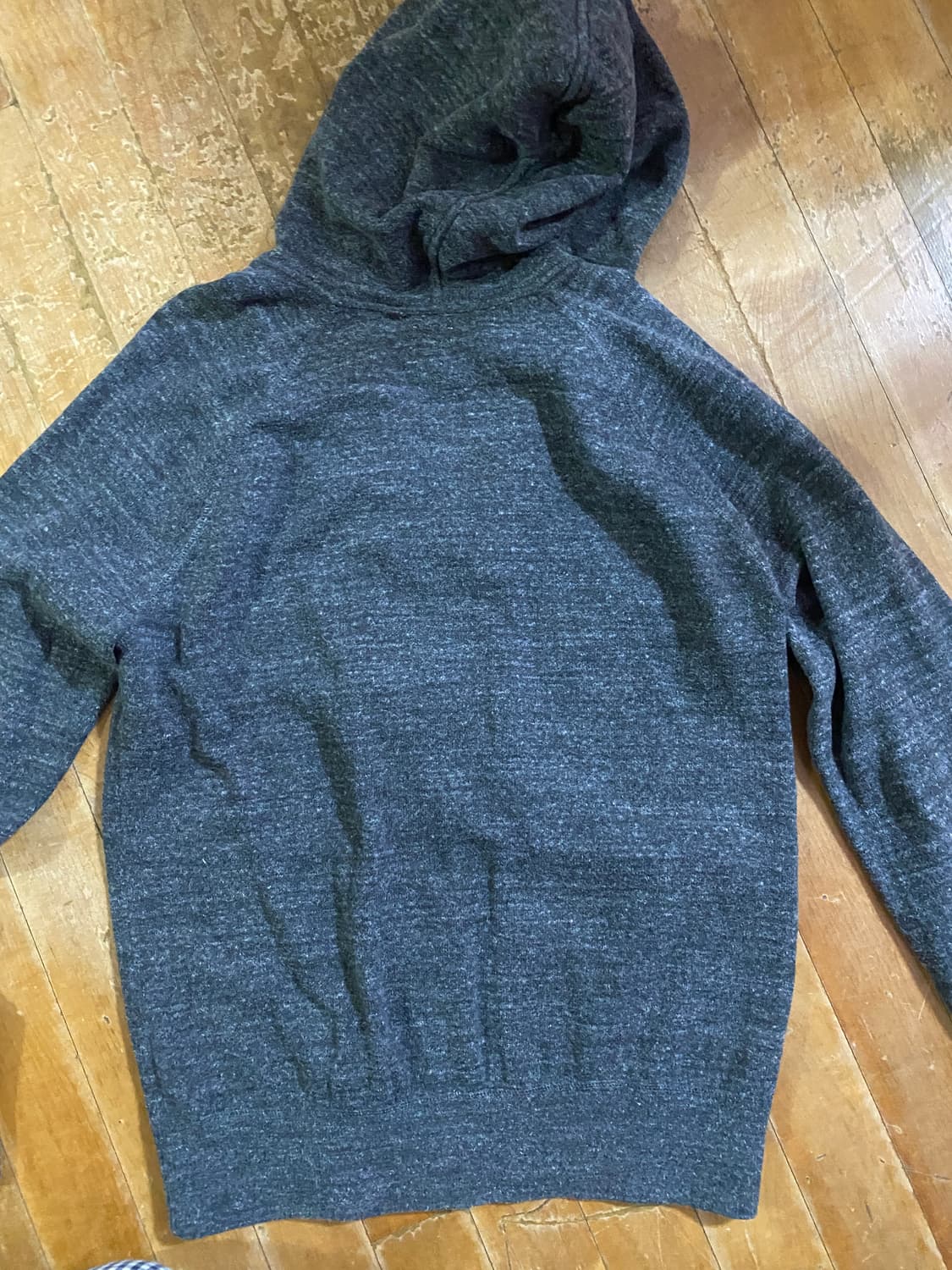 GAP 그레이 후드니트 집업 L (105) 상품이미지4