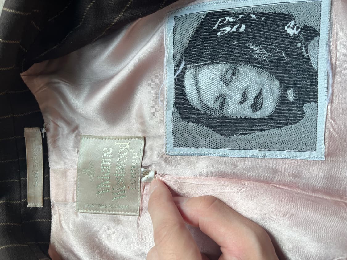 10 비비안 웨스트우드 골드 라벨 핀스트라이프 블레이저 팬츠 셋업 상품이미지4