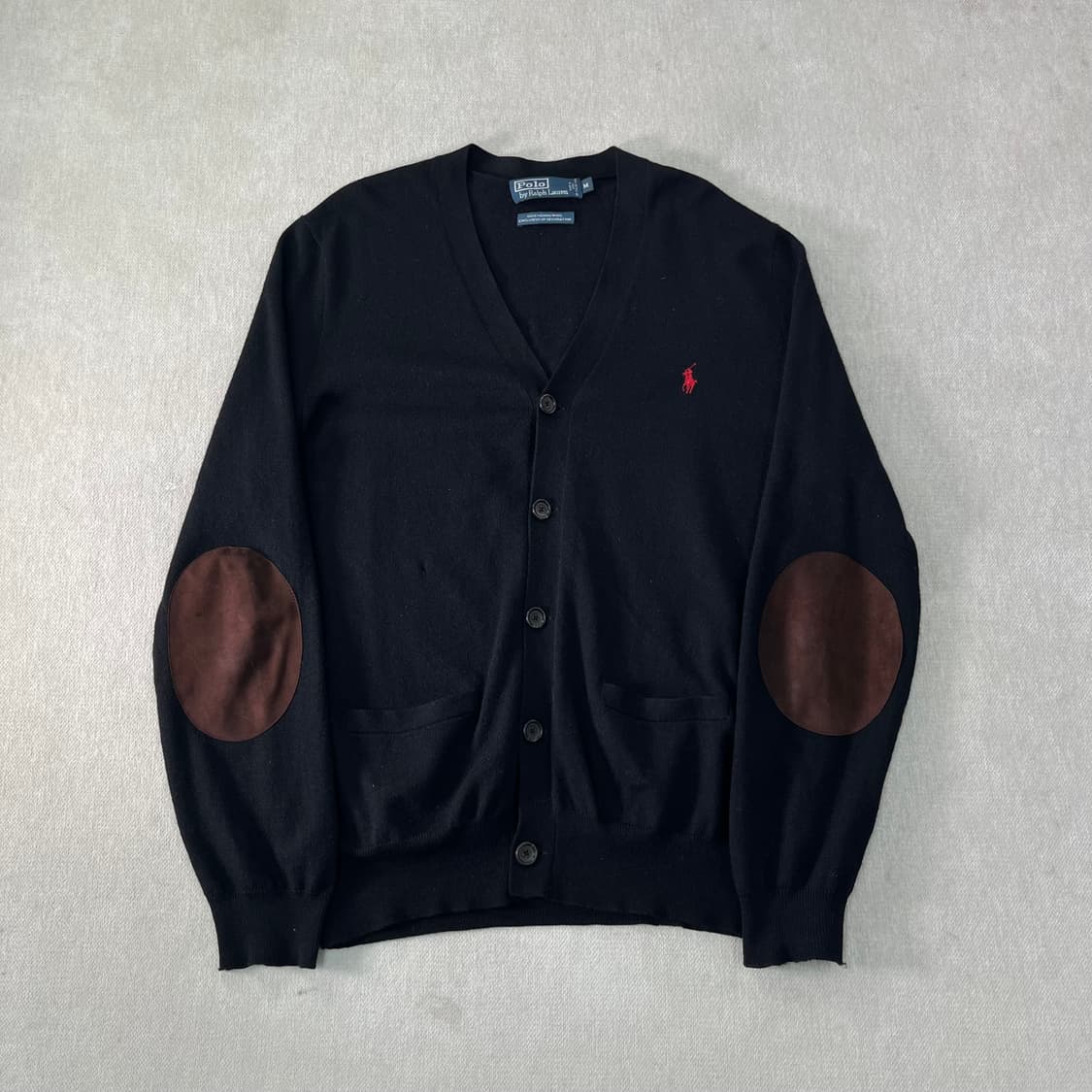 100 폴로랄프로렌 메리노울 엘보우패치 가디건 상품이미지1