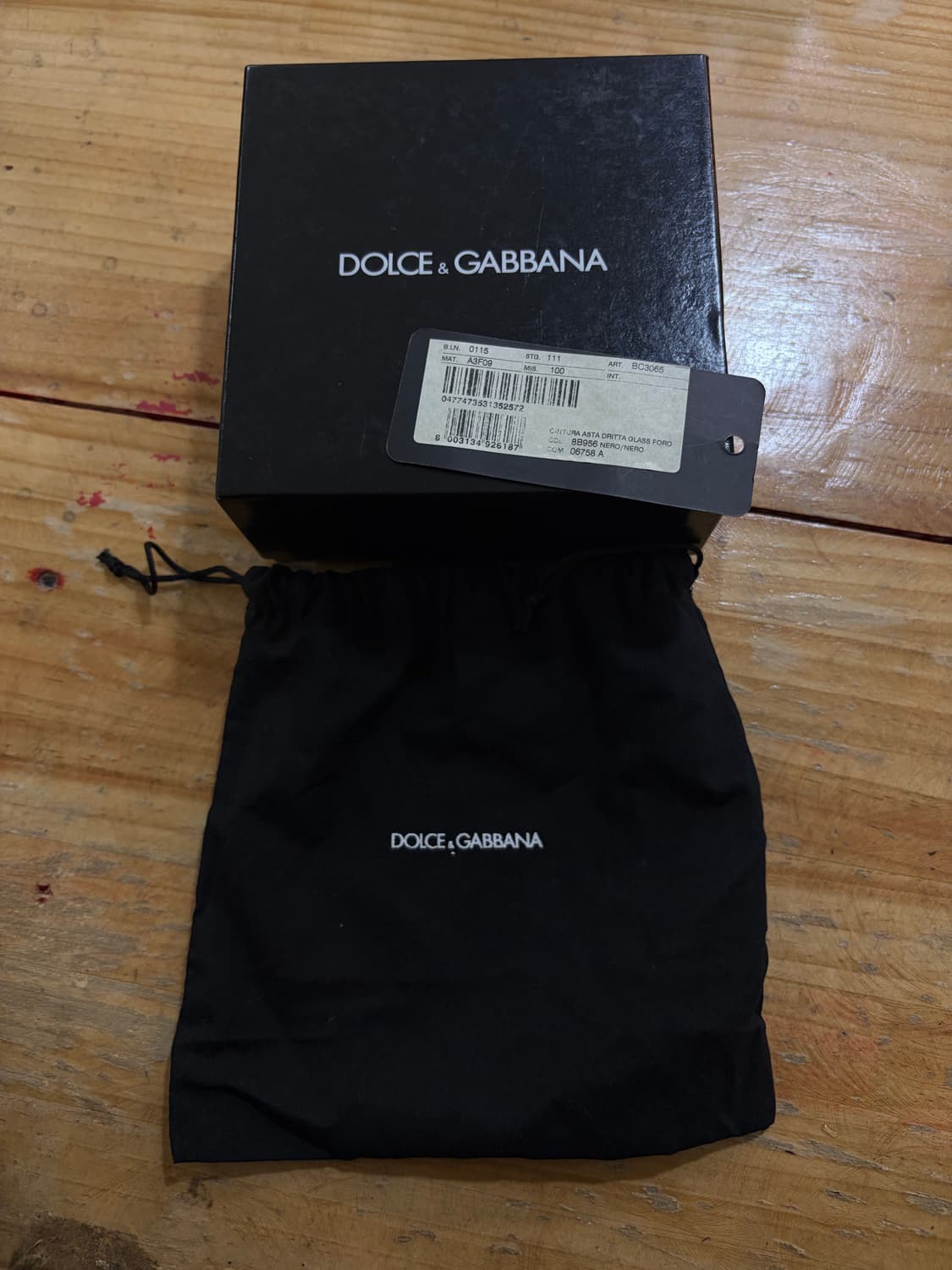 돌체앤가바나 풀박스 레더 벨트 상품이미지7