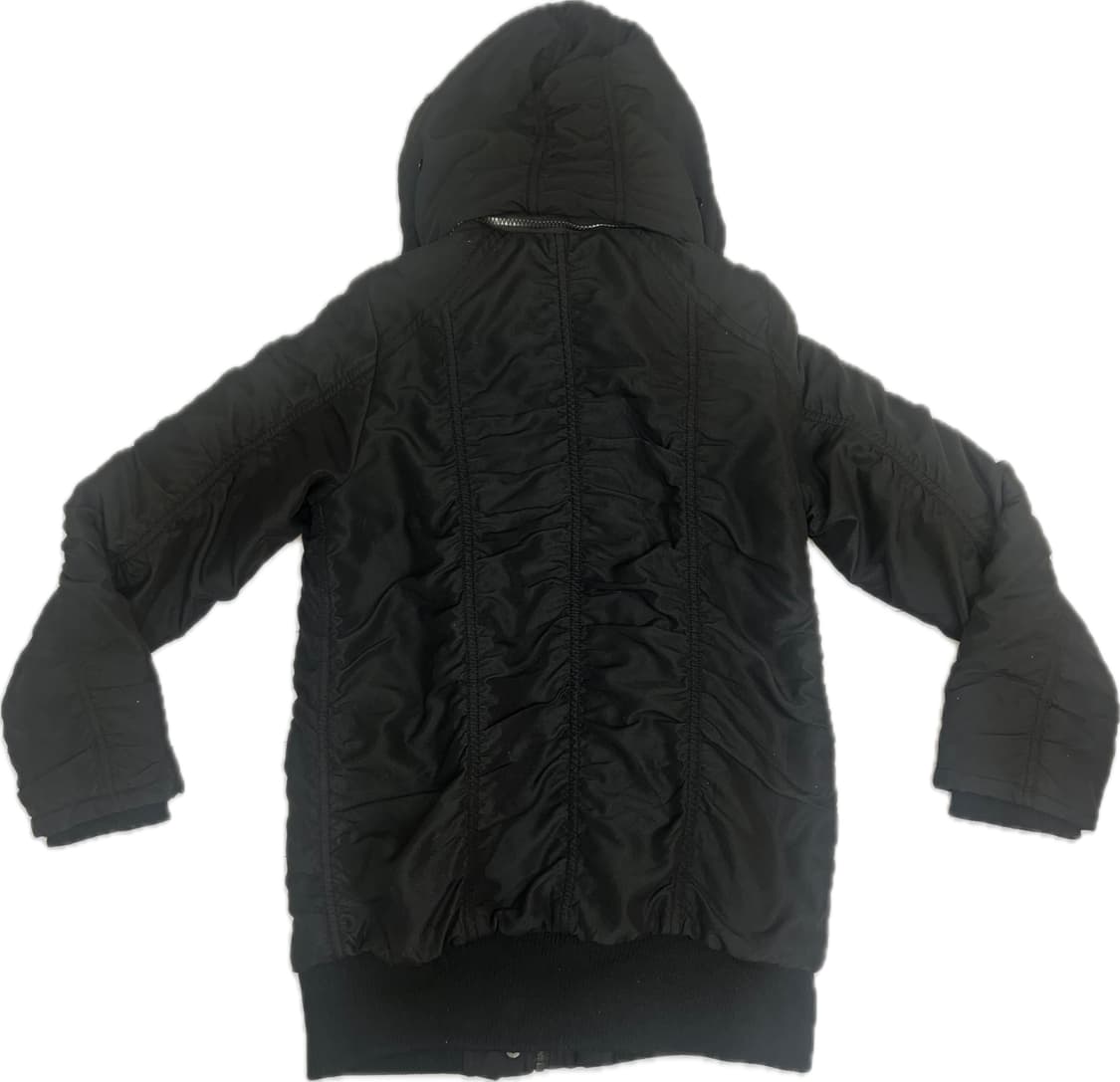 슬라이깔 블랙 셔링 아우터  상품이미지2