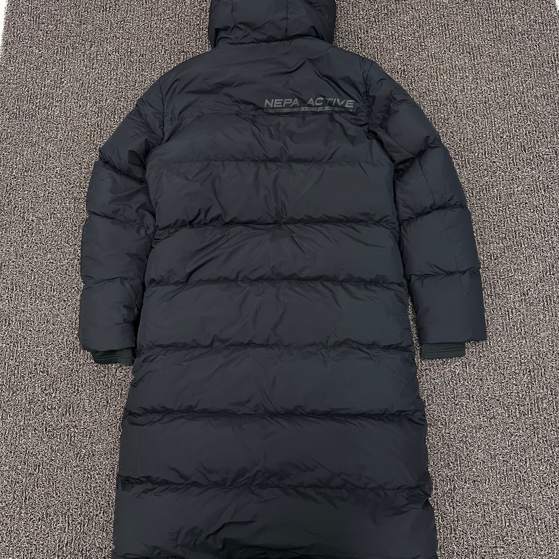 NEPA 네파 구스다운 롱패딩 블랙 95(M) 상품이미지5