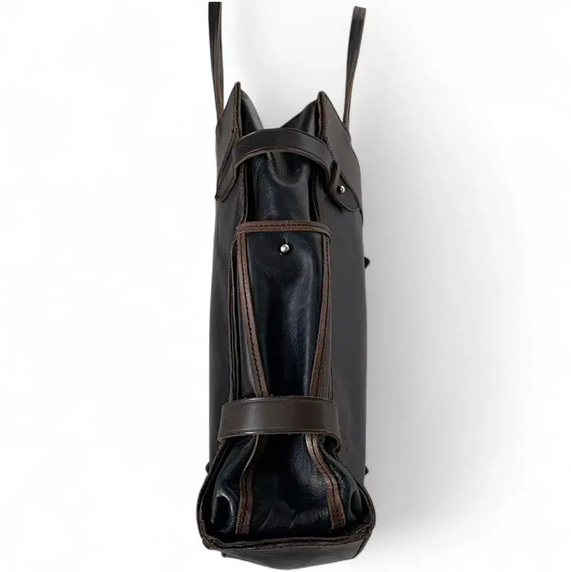 요지 야마모토 레더 버클 토트백 상품이미지4