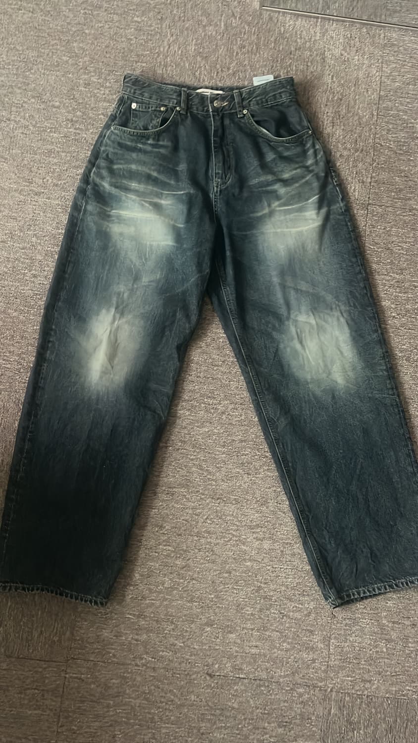 브랜디드 와이드 데님 팬츠 28사이즈 상품이미지1