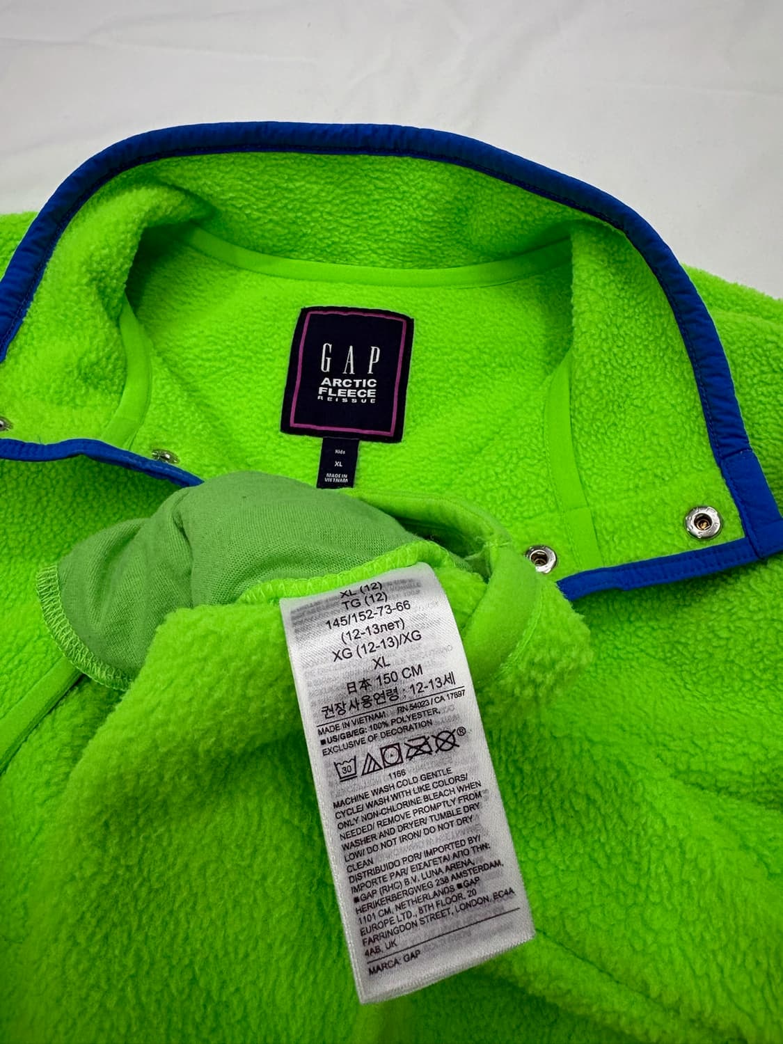 GAP 갭 아틱 플리스 스냅 풀오버 집업 후리스 상품이미지8