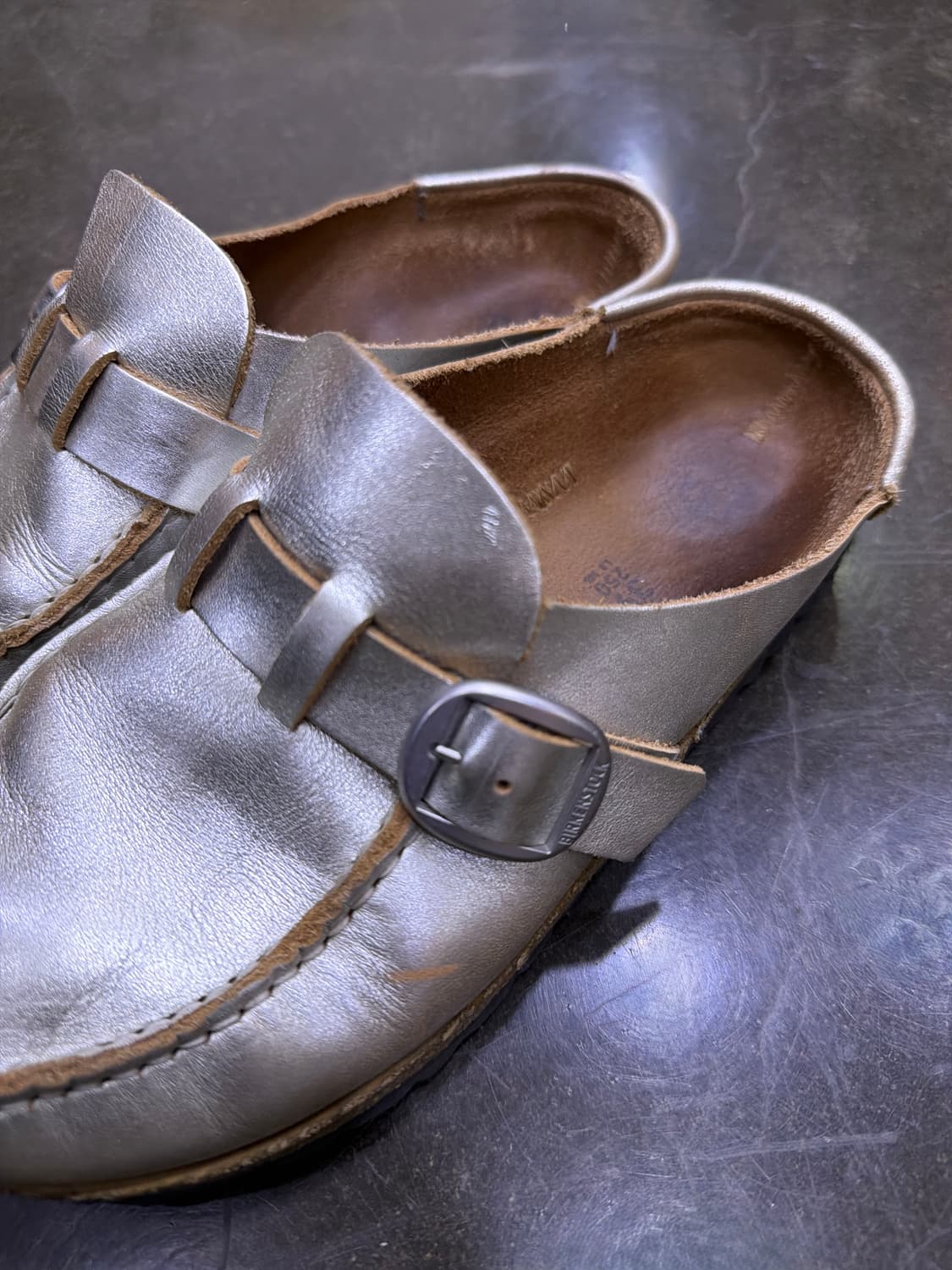 버켄스탁 버클리 클로그 블로퍼 샌들 슈즈 슬리퍼 골드 39 (250) 상품이미지4