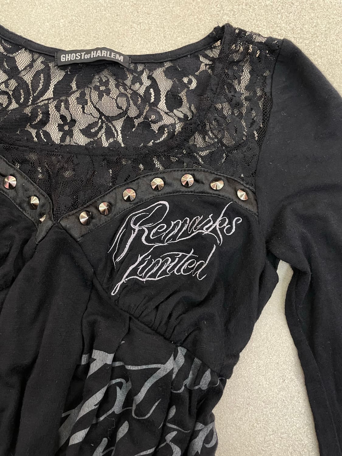 고스트오브할렘 레이스 스터드 롱슬리브 상품이미지3