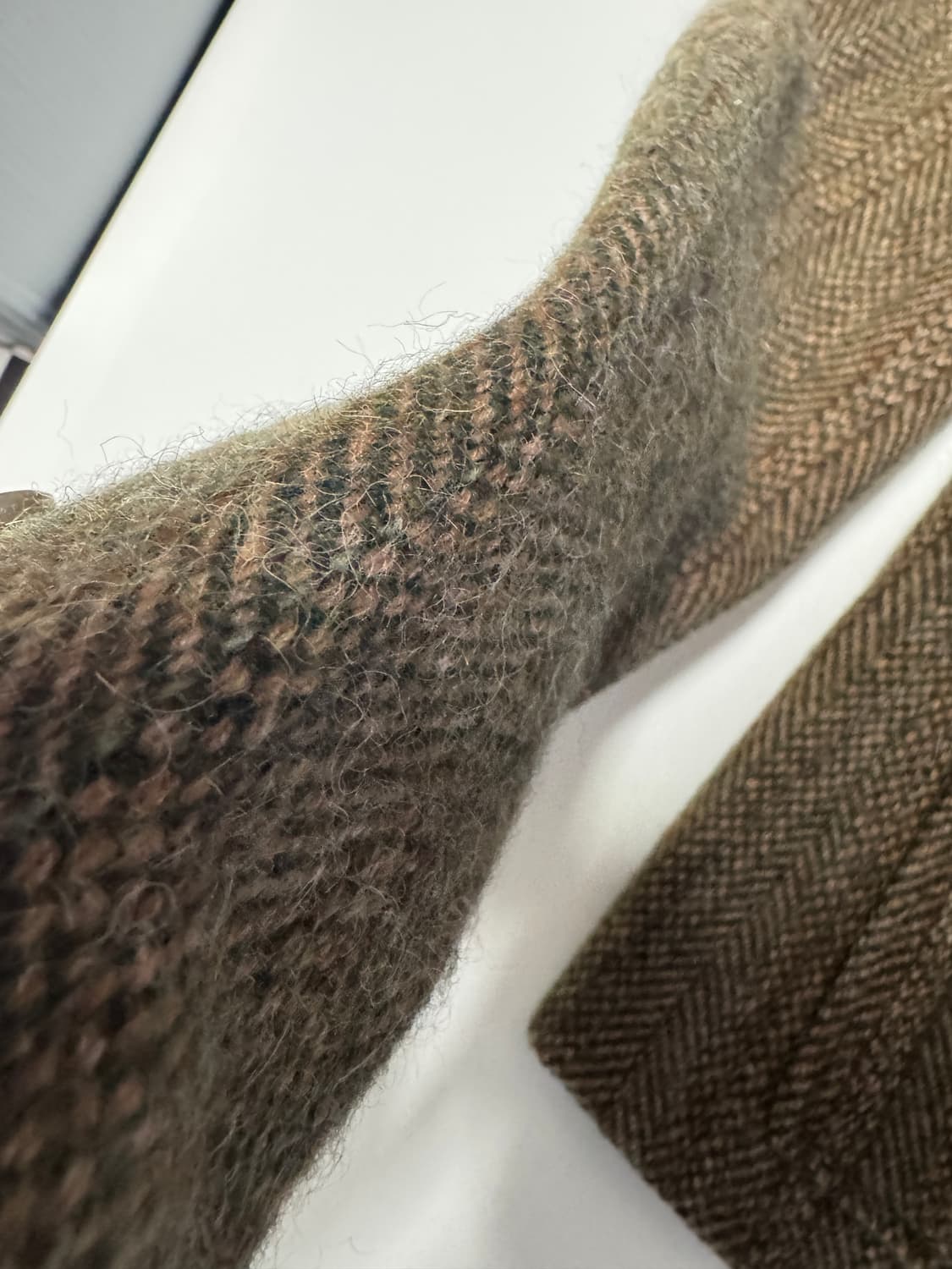 정품!! 여성 랄프로렌 이태리 램스울 헤링본 자켓 S 상품이미지7