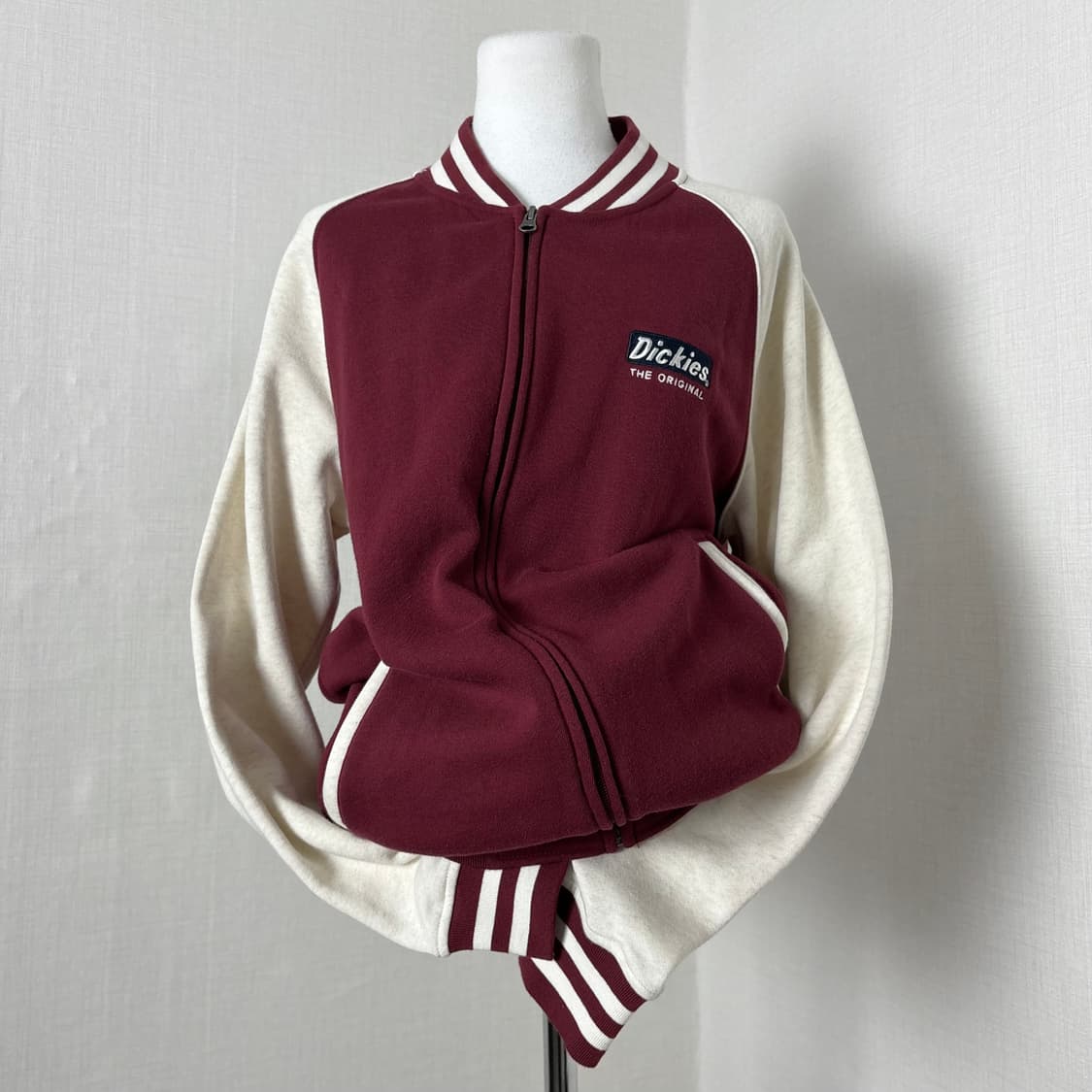디키즈 버건디 배색 자켓 상품이미지3