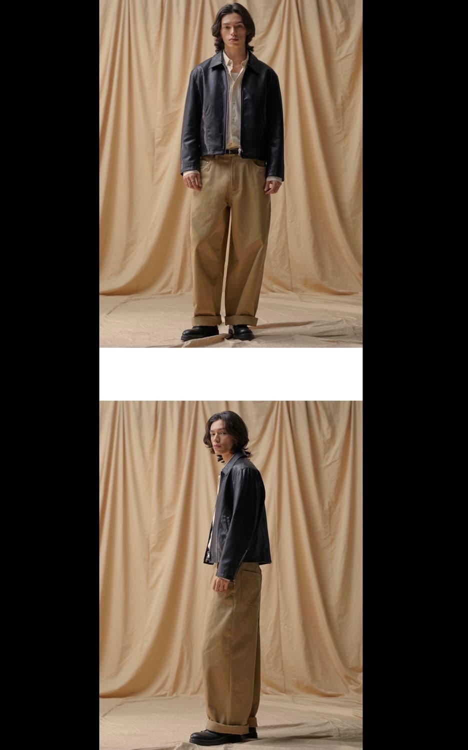 로파이 싱글 라이더자켓 블랙 상품이미지7