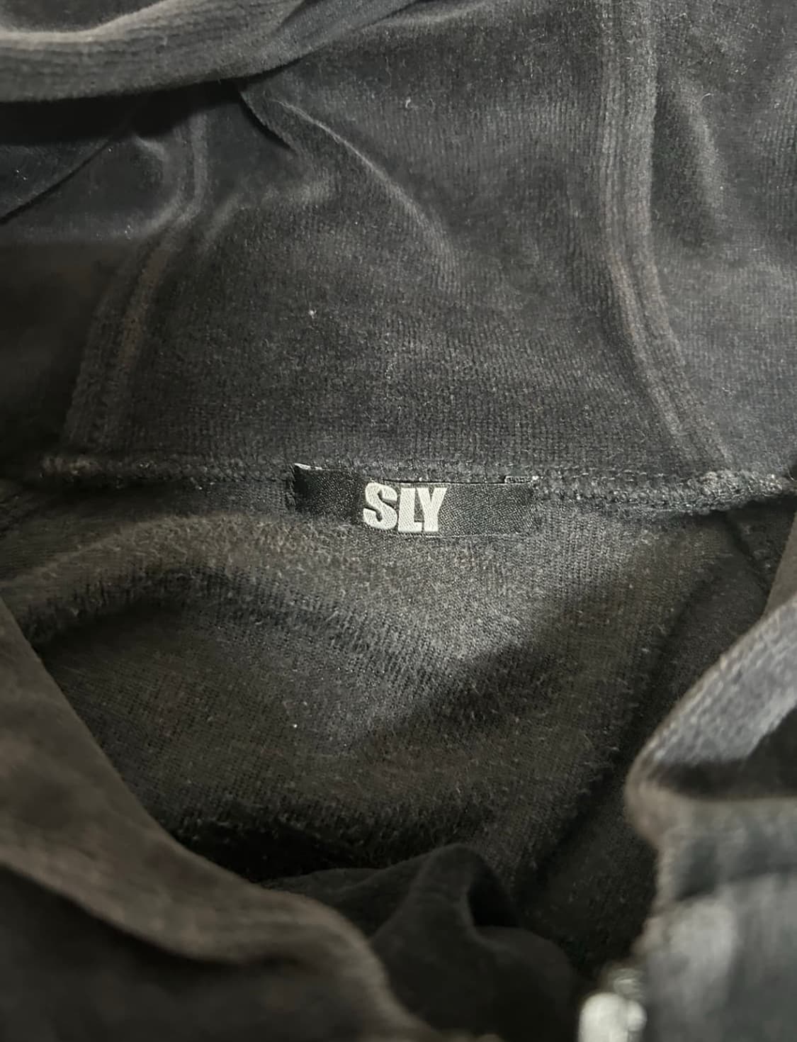 Sly 투웨이 벨벳 후드집업 상품이미지2