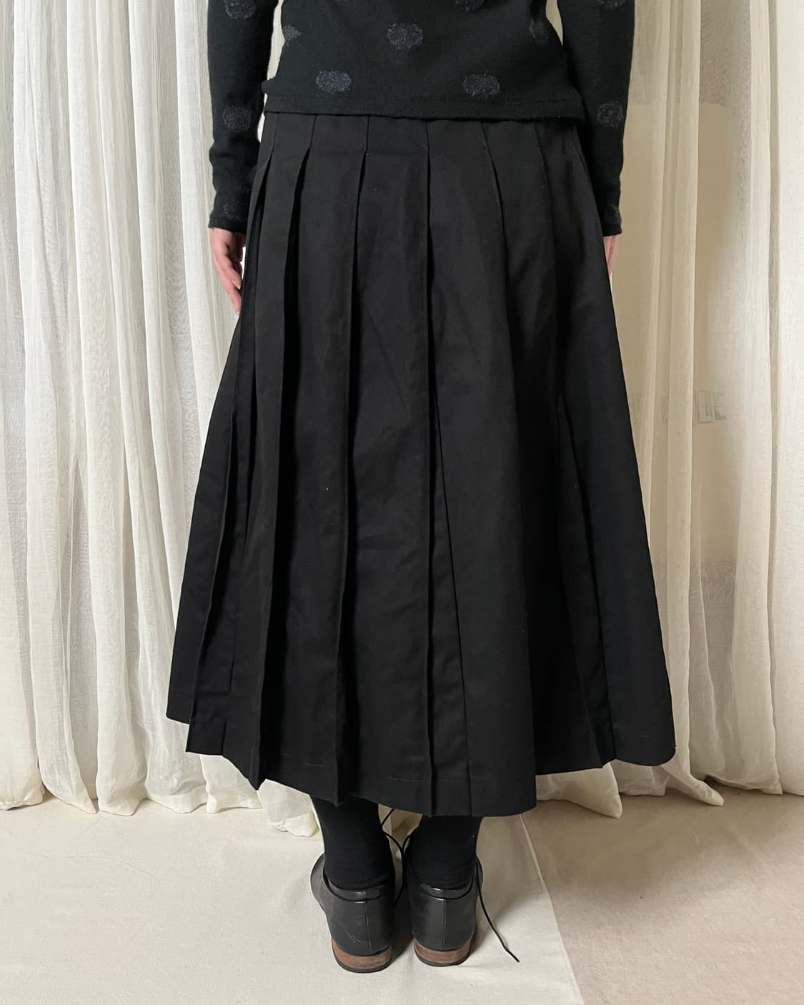 꼼데가르송 플리츠 랩 스커트 코튼 Comme des garcons 상품이미지2